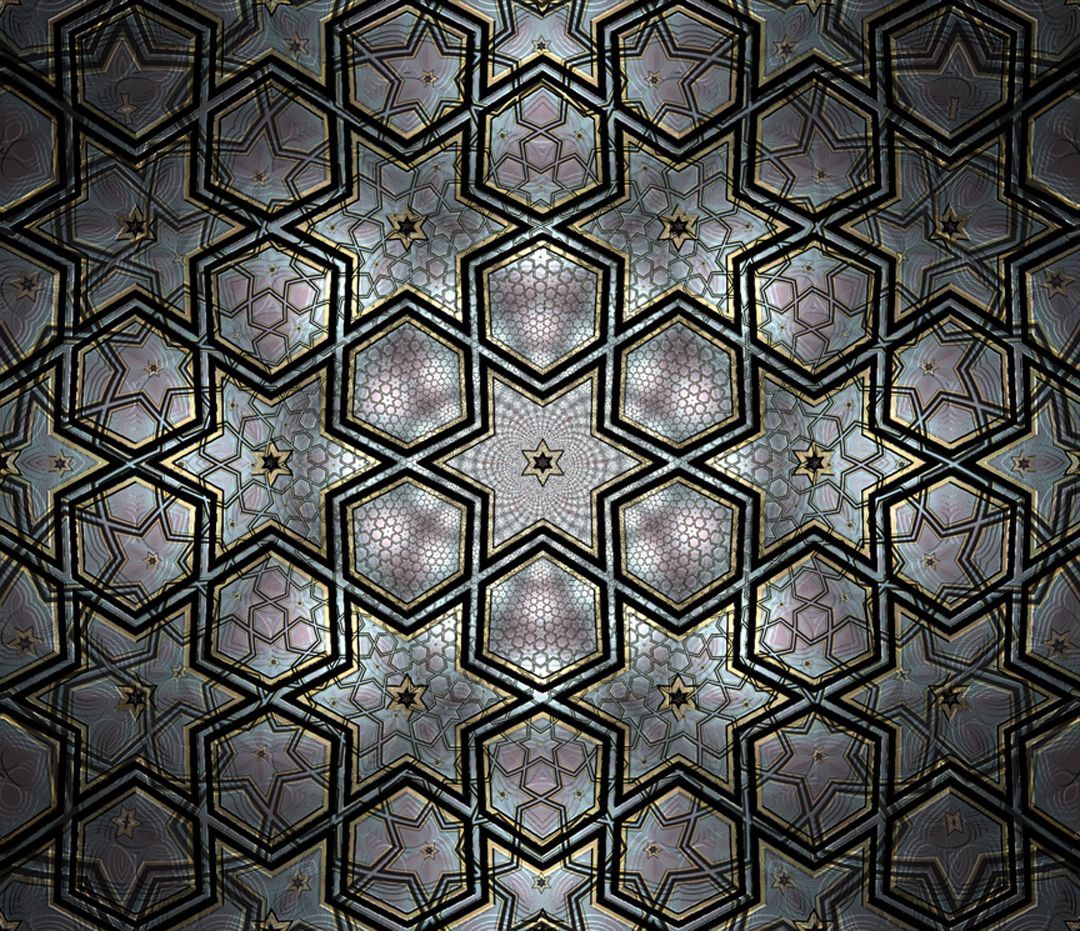 Background Using Shapes. Mehboob Dewji: Magnificent Digital Islamic Patterns (II): Starlight. Islamic patterns, Geometric art, Islamic art