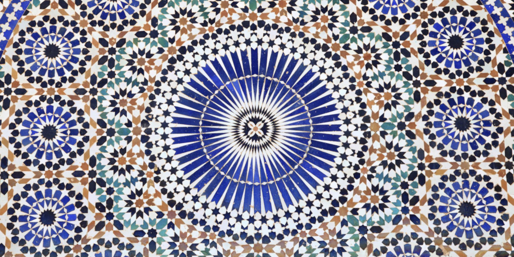 wallpaper islami, pattern, symmetry, mosaic, art, textile, psychedelic art, circle, design, visual arts, tapestry