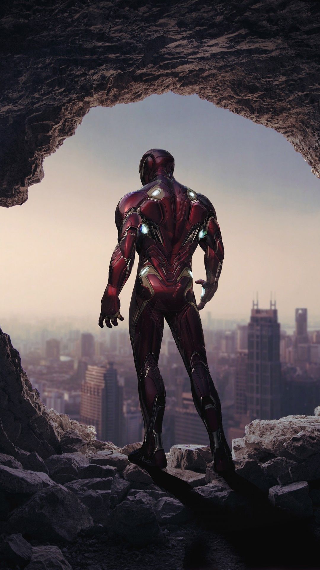 Iron Man in New York 4K Wallpaper