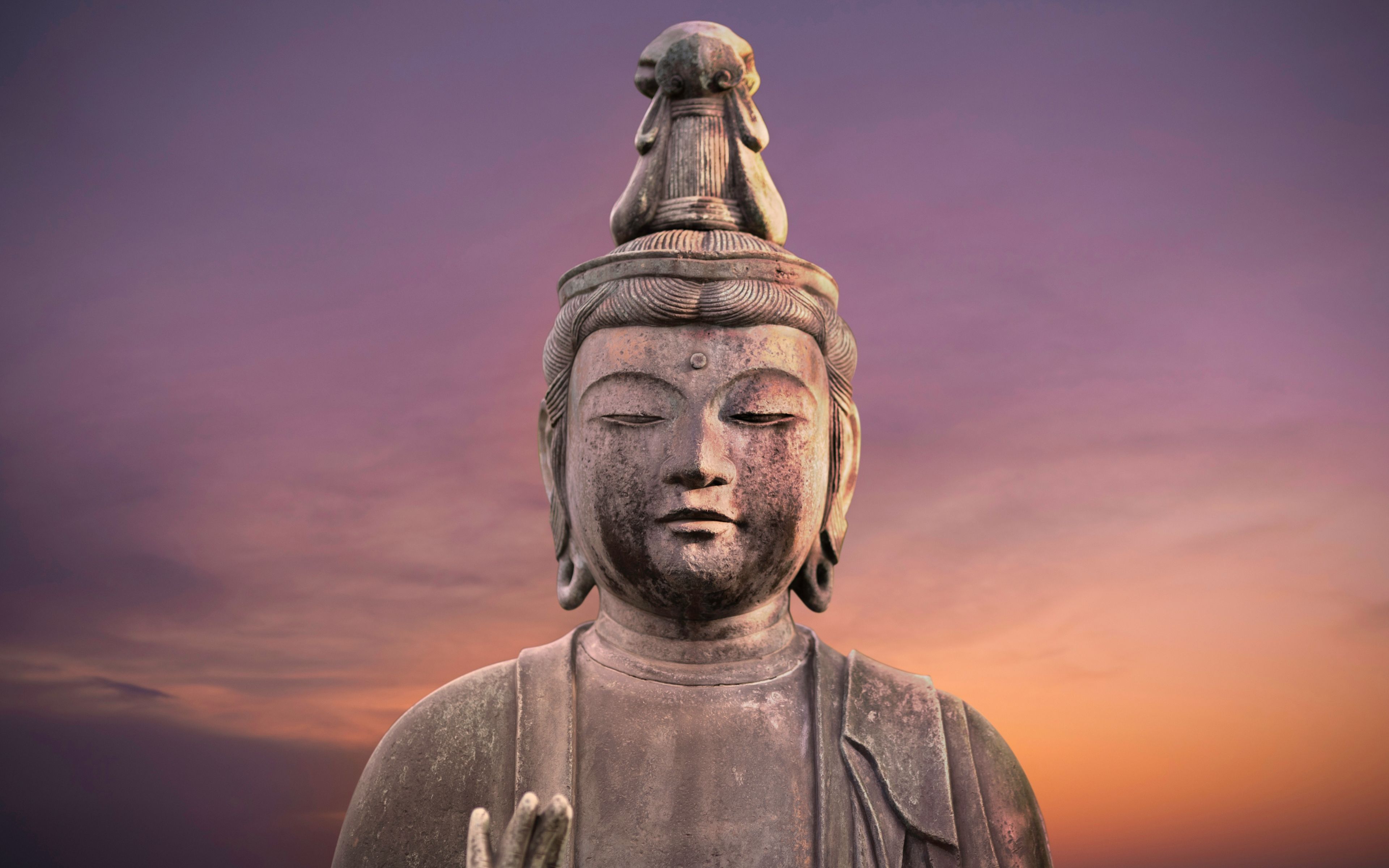 Download 3840x2400 wallpaper meditation, buddha, statue, 4k, ultra HD 16: widescreen, 3840x2400 HD image, background, 20698