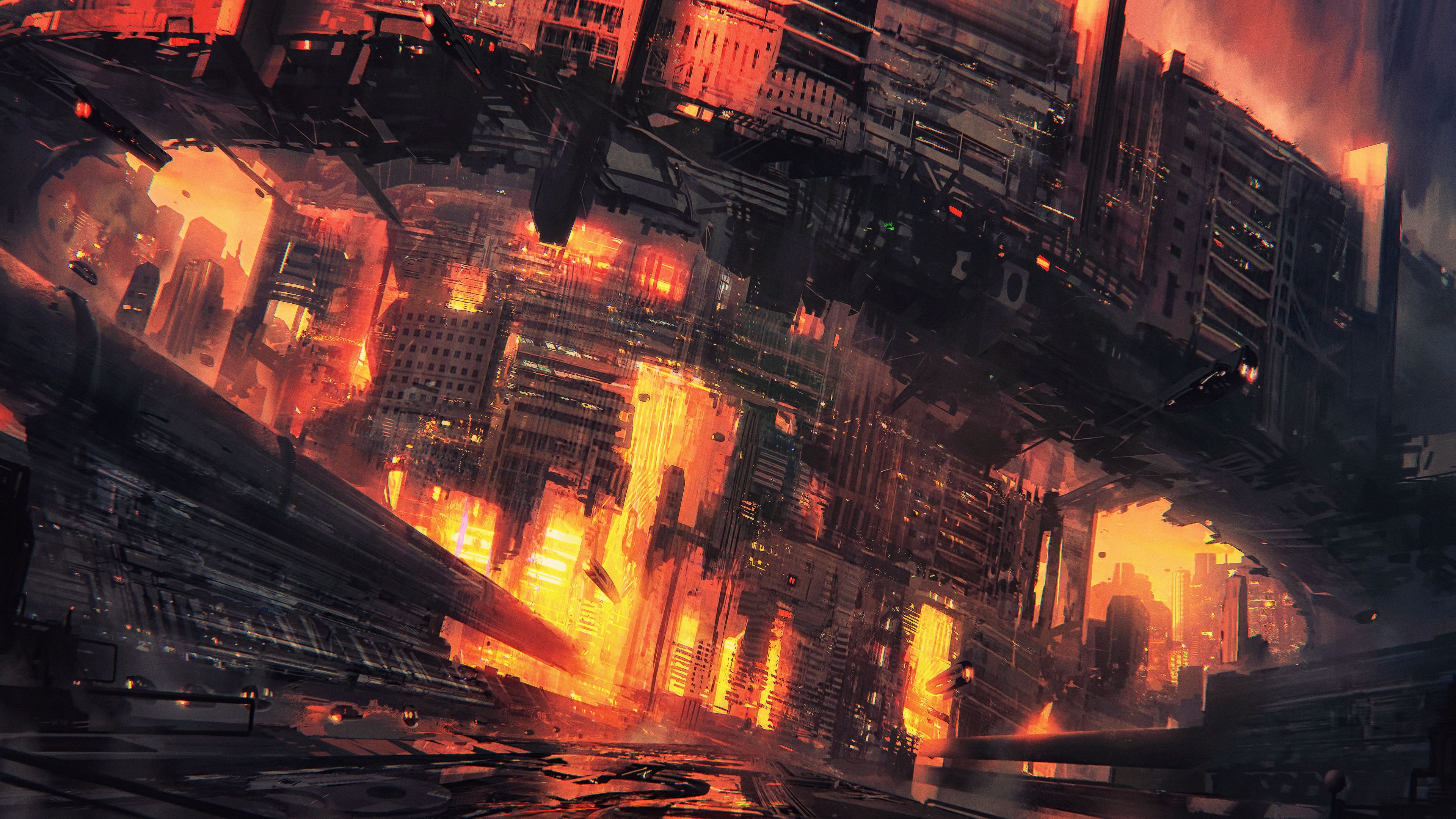 Cyberpunk Cities Wallpaper 4K