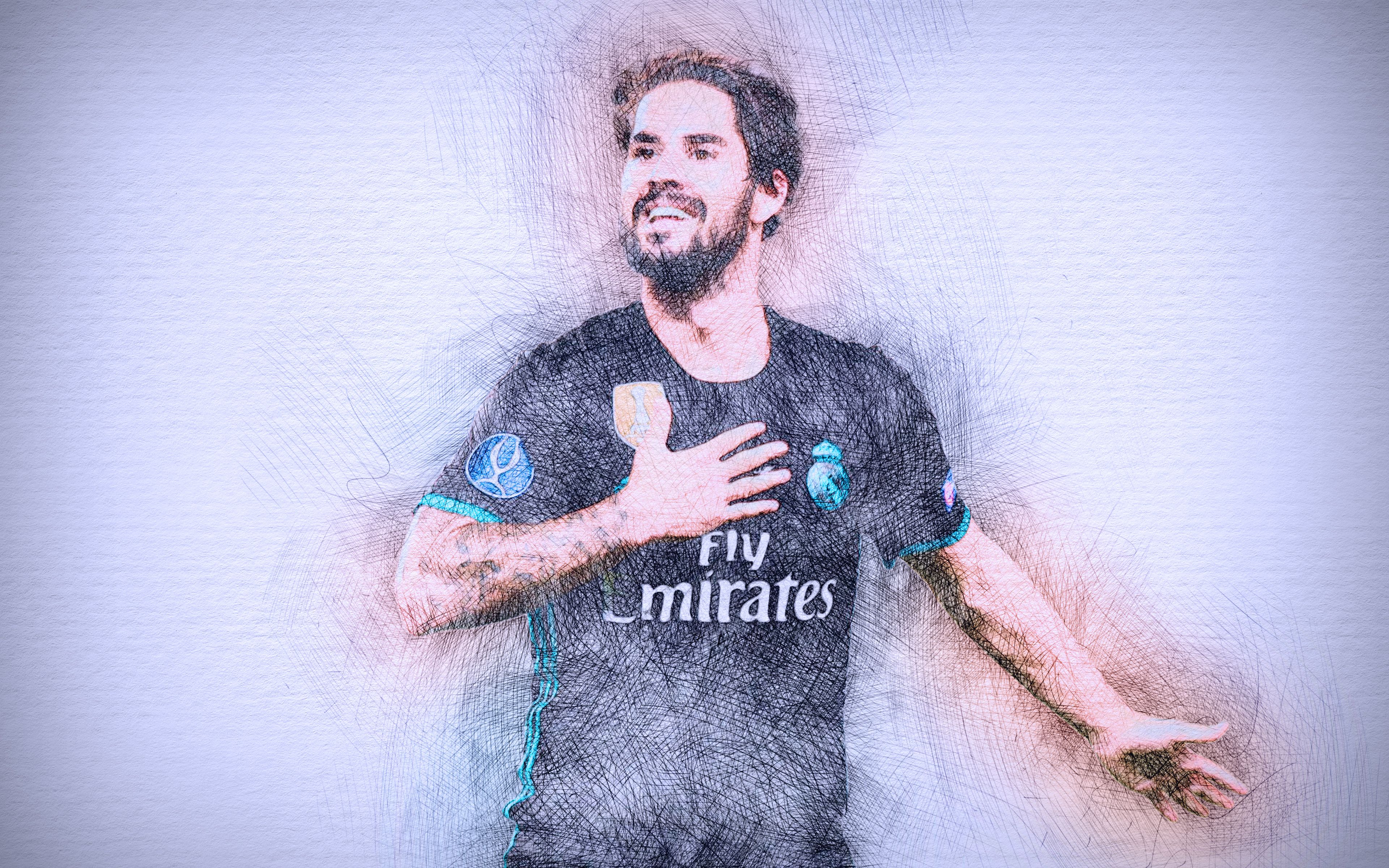 Spanish, Soccer, Real Madrid C.F., Isco wallpaper