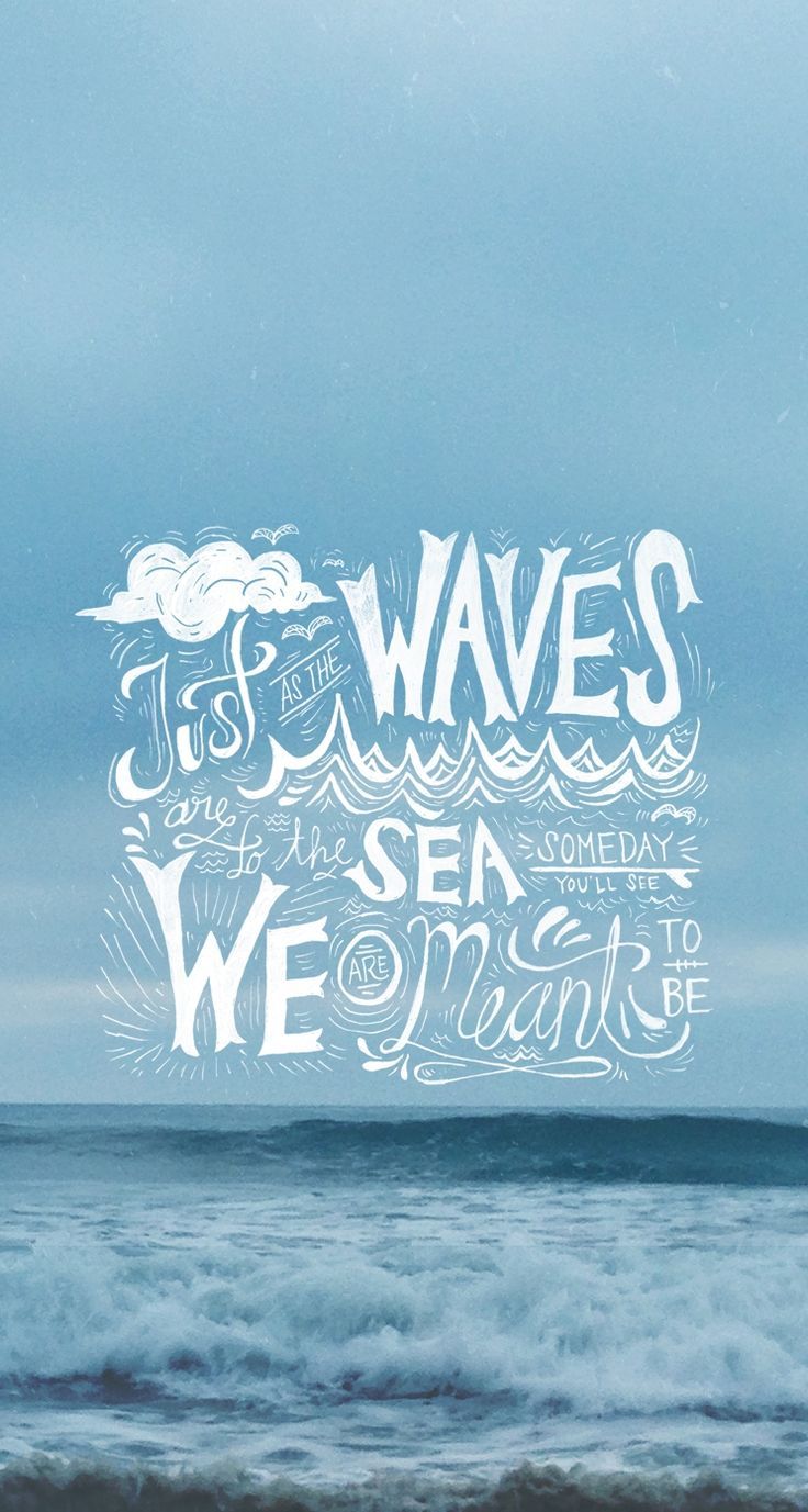 iPhone Ocean Quotes Wallpaper