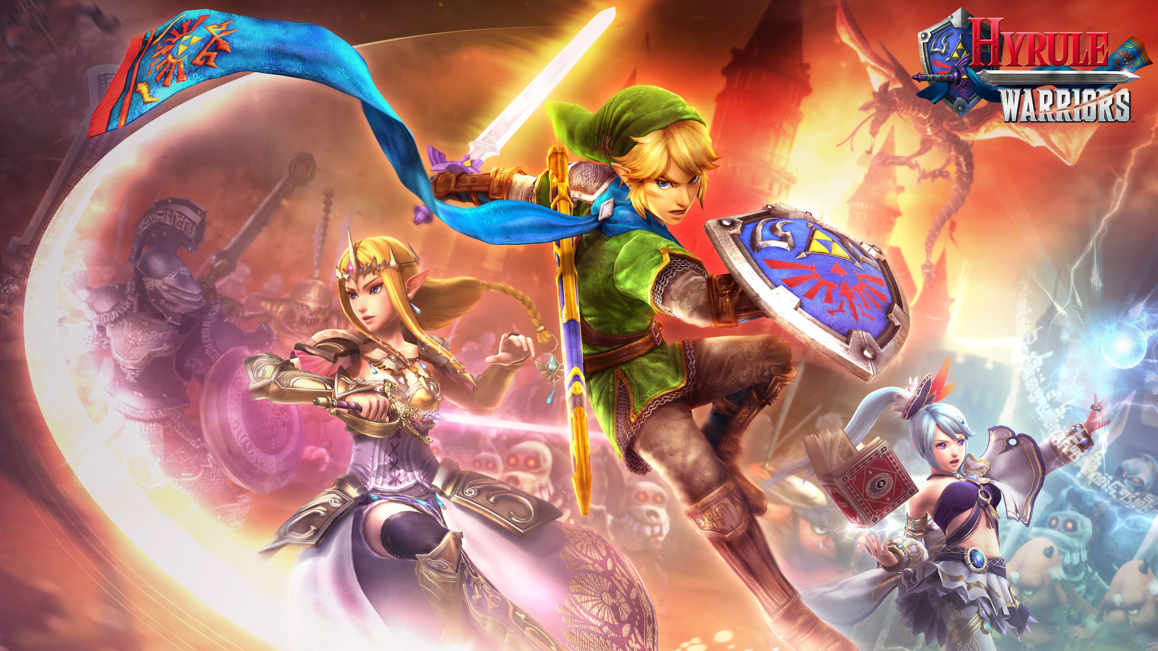Free download Hyrule Warriors Nintendo Wii U Game Wallpaper HD Wallpaper [3840x2160] for your Desktop, Mobile & Tablet. Explore Zelda 4K Wallpaper. Link and Zelda Wallpaper, Awesome Zelda Wallpaper