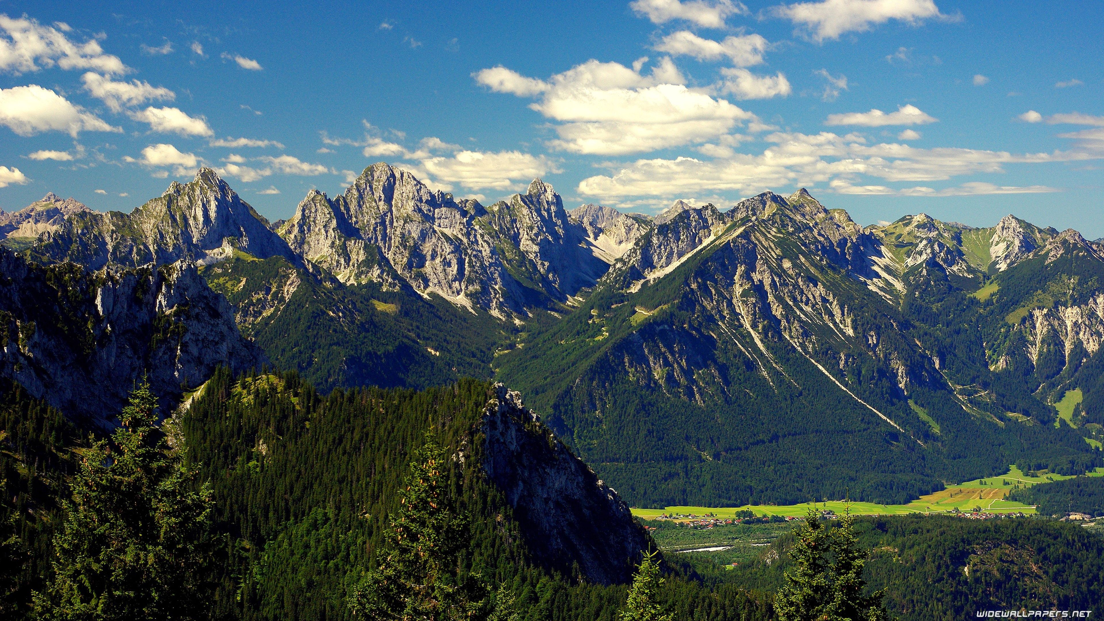 Mountains desktop wallpaper 4K Ultra HD
