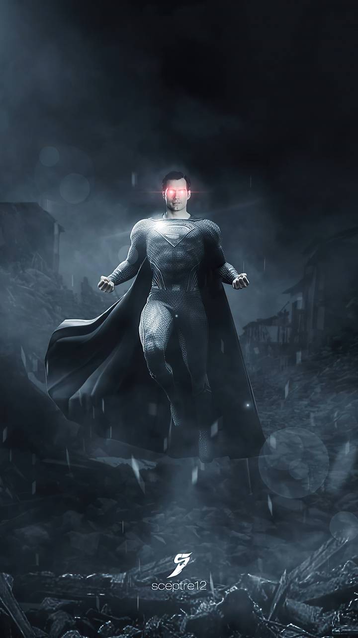 Download Black Superman 2021 Wallpaper HD