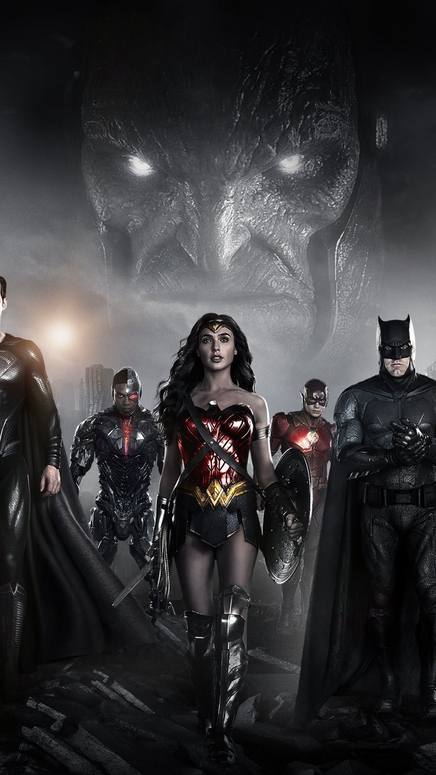Zack Snyder's Justice League 4K Wallpaper, 2021 Movies, Superman, Batman, Wonder Woman, Aquaman, The Flash, Cyborg, Black Dark