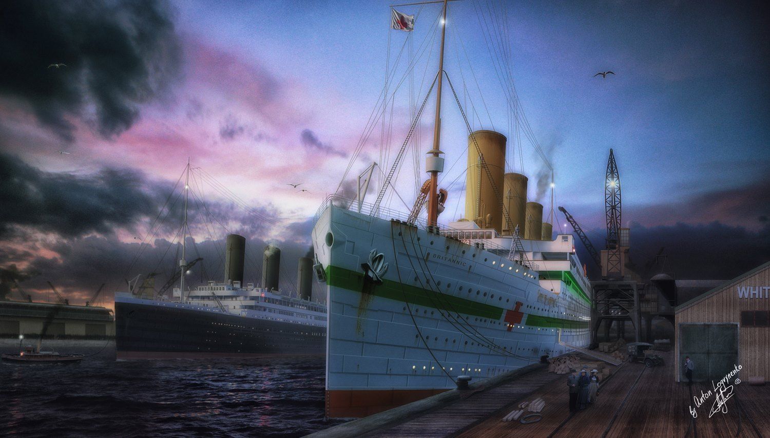 RMS Britannic 2 Screen wallpaper day by TheRonen on DeviantArt