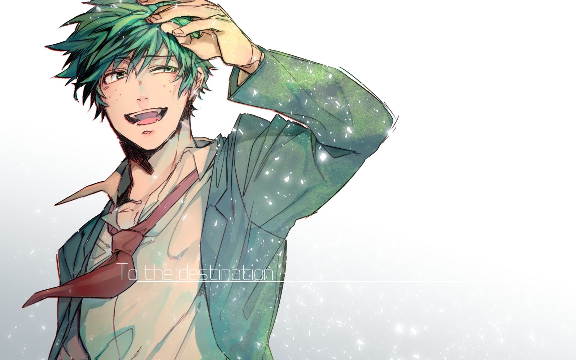 Anime, Art, Izuku Midoriya, My Hero Academia wallpaper