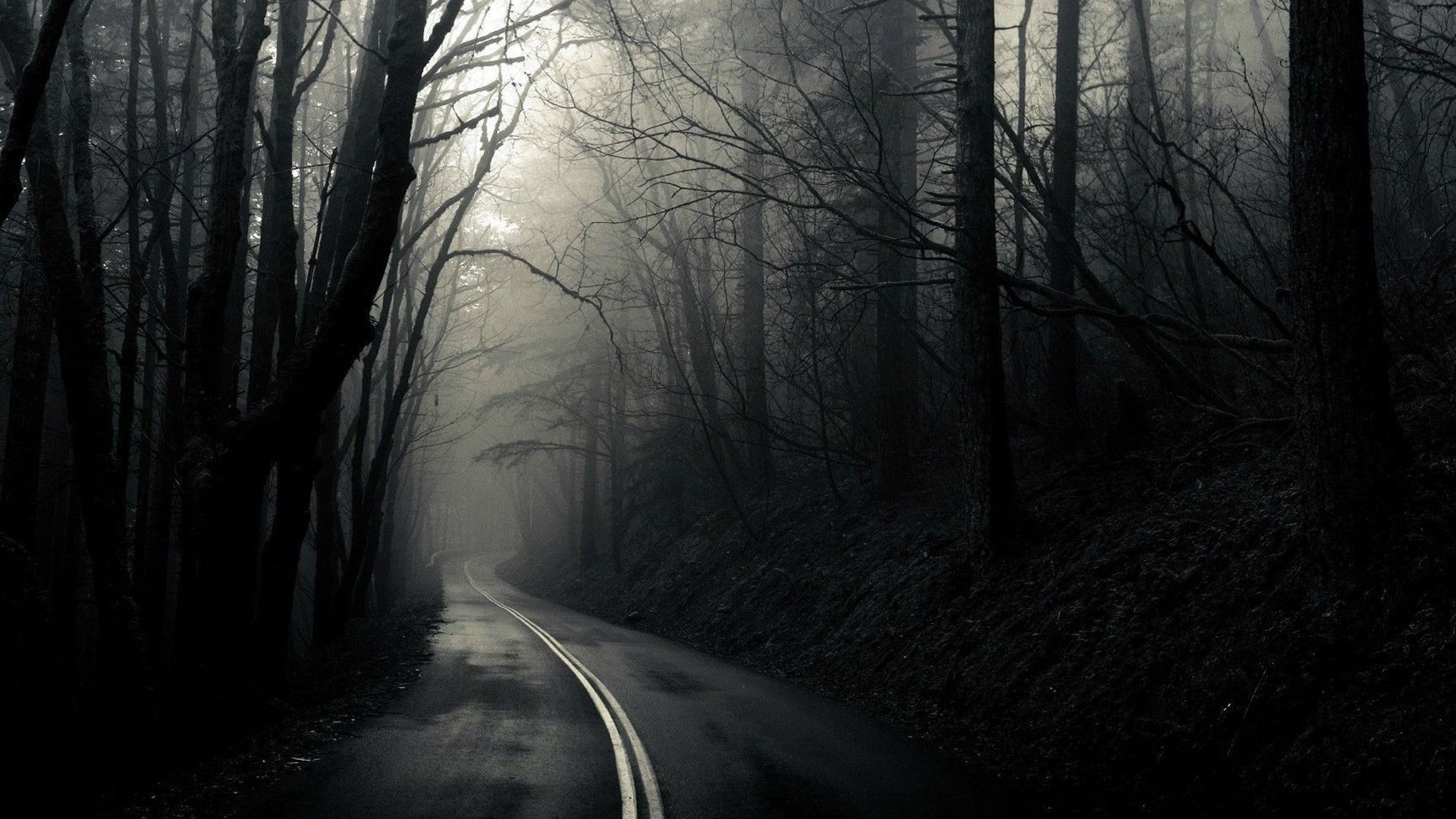 Scary Roads Wallpapers Wallpaper Cave