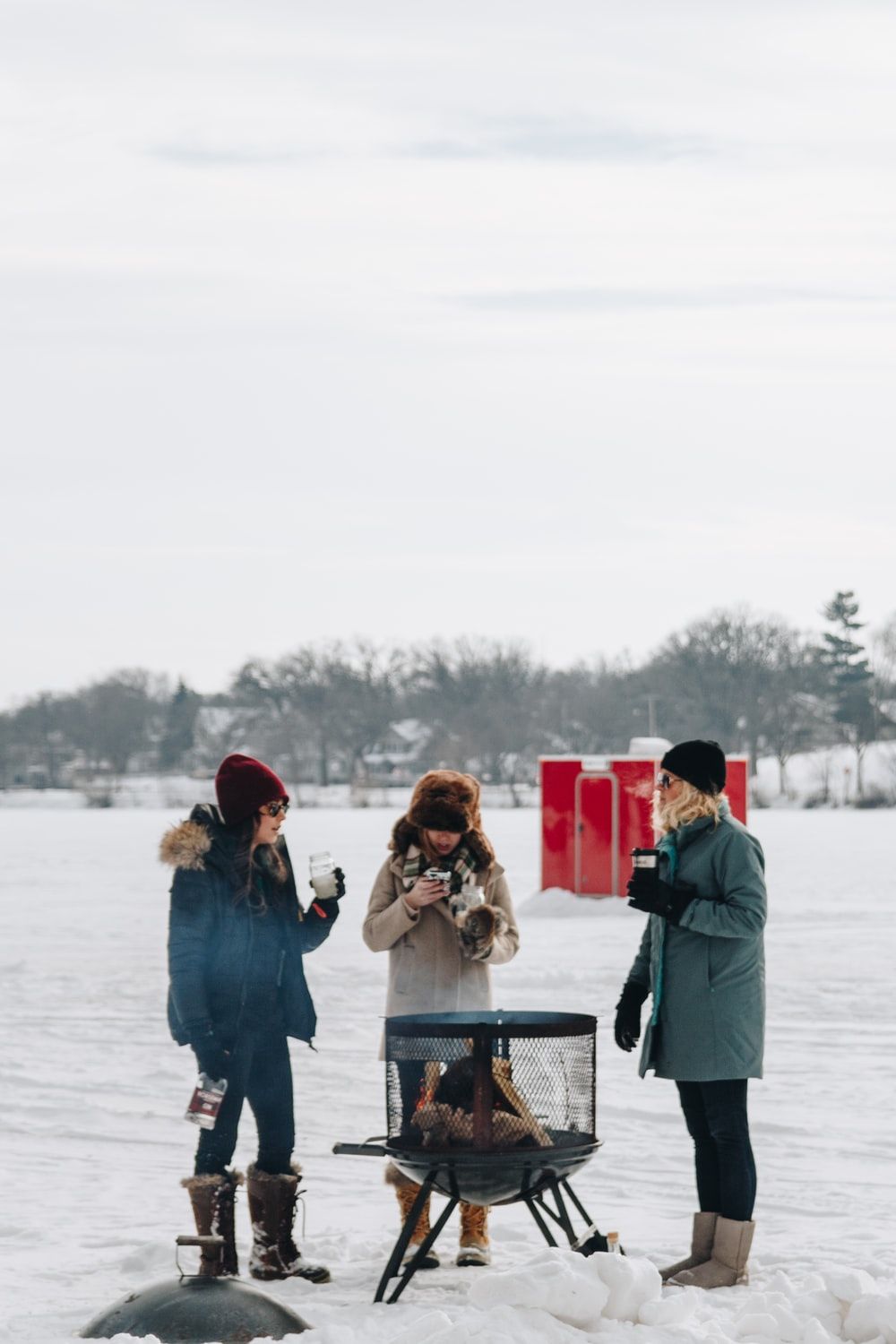 Ice Fishing Picture. Download Free Image