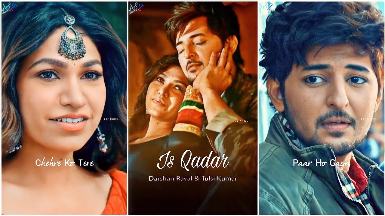 Is Qadar Full Screen Whatsapp Status. Darshan Raval & Tulsi Kumar. Lyrical Video Status