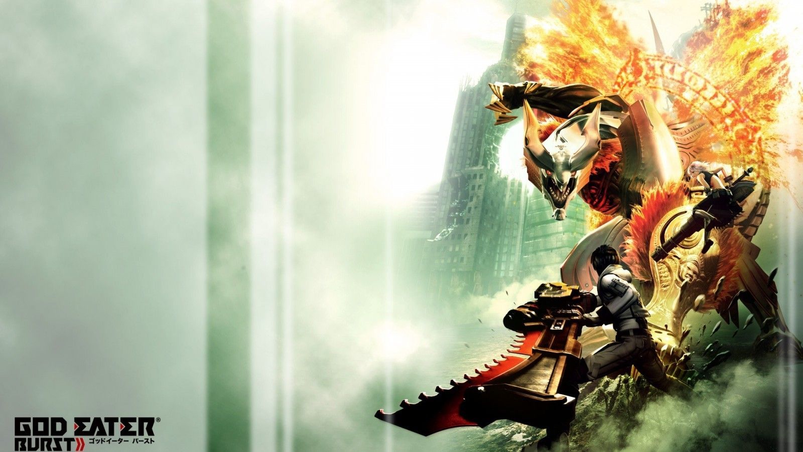 Download 1600x900 God Eater Burst, Jrpg, Sword, Monster, Anime Style Games Wallpaper