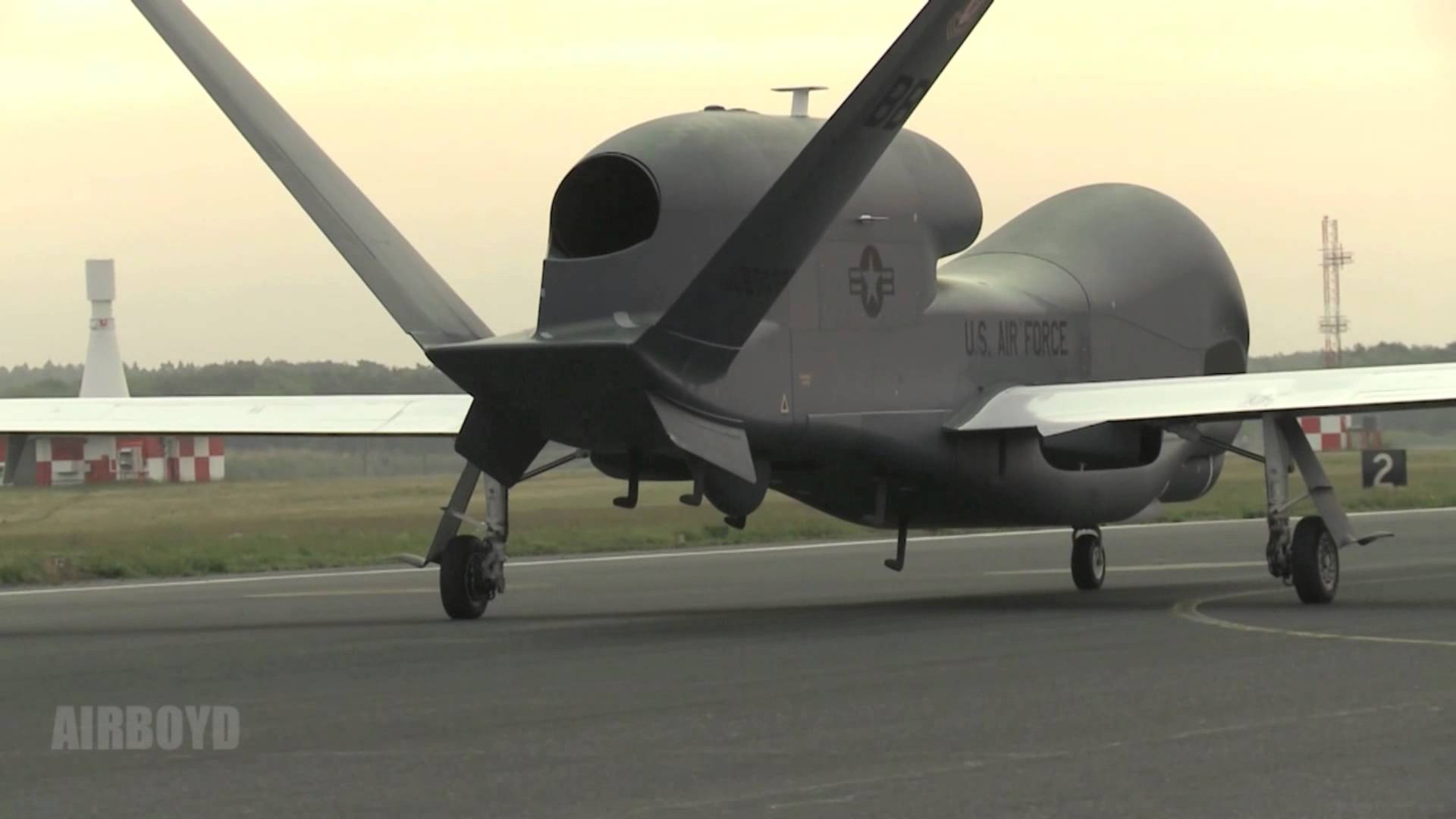 The First Ever RQ 4 Global Hawk Landing In Japan Comes In Safe At Misawa Air Base