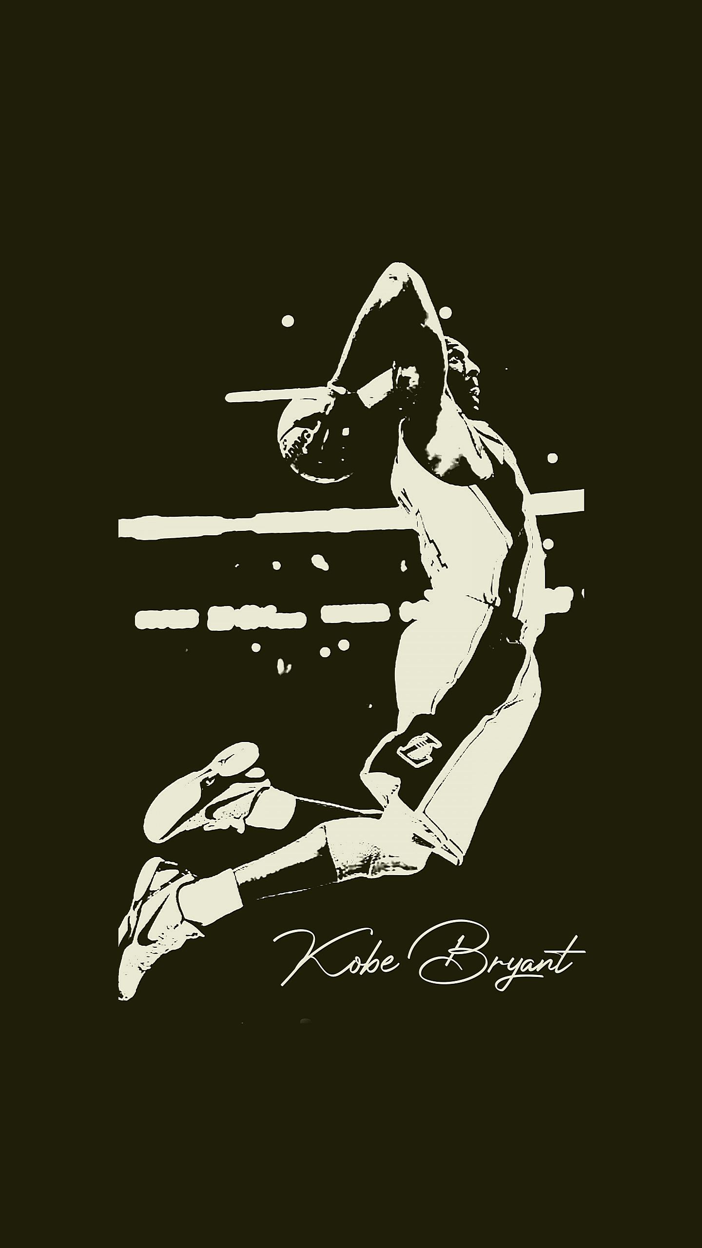 Kobe Bryant Amoled Wallpaper 1440X2560. Kobe bryant wallpaper, Dark wallpaper iphone, Mobile wallpaper