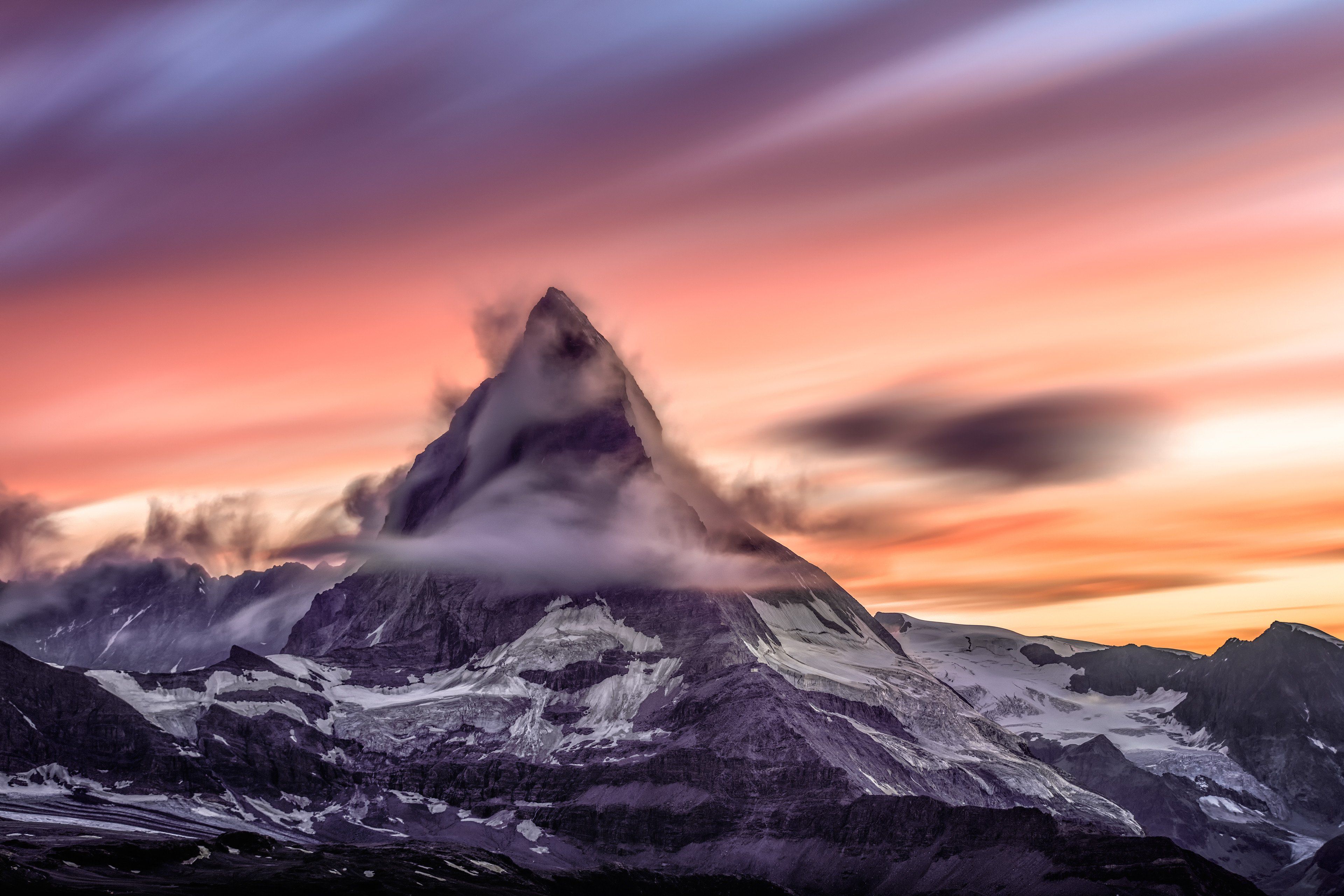 Matterhorn 4K wallpaper for your desktop or mobile screen free and easy to download