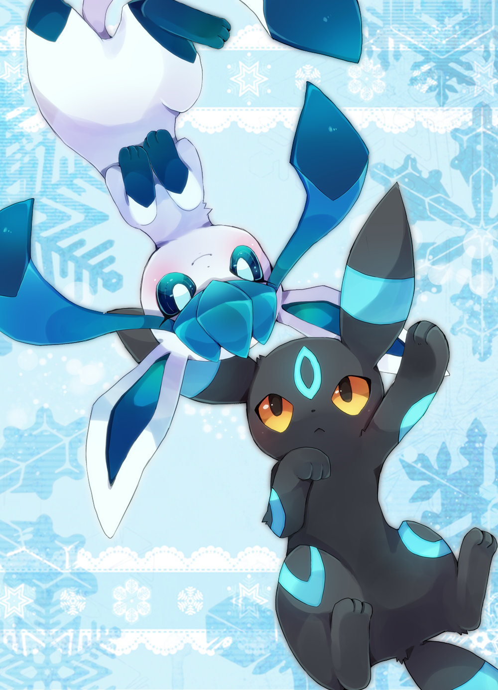 Umbreon and glaceon