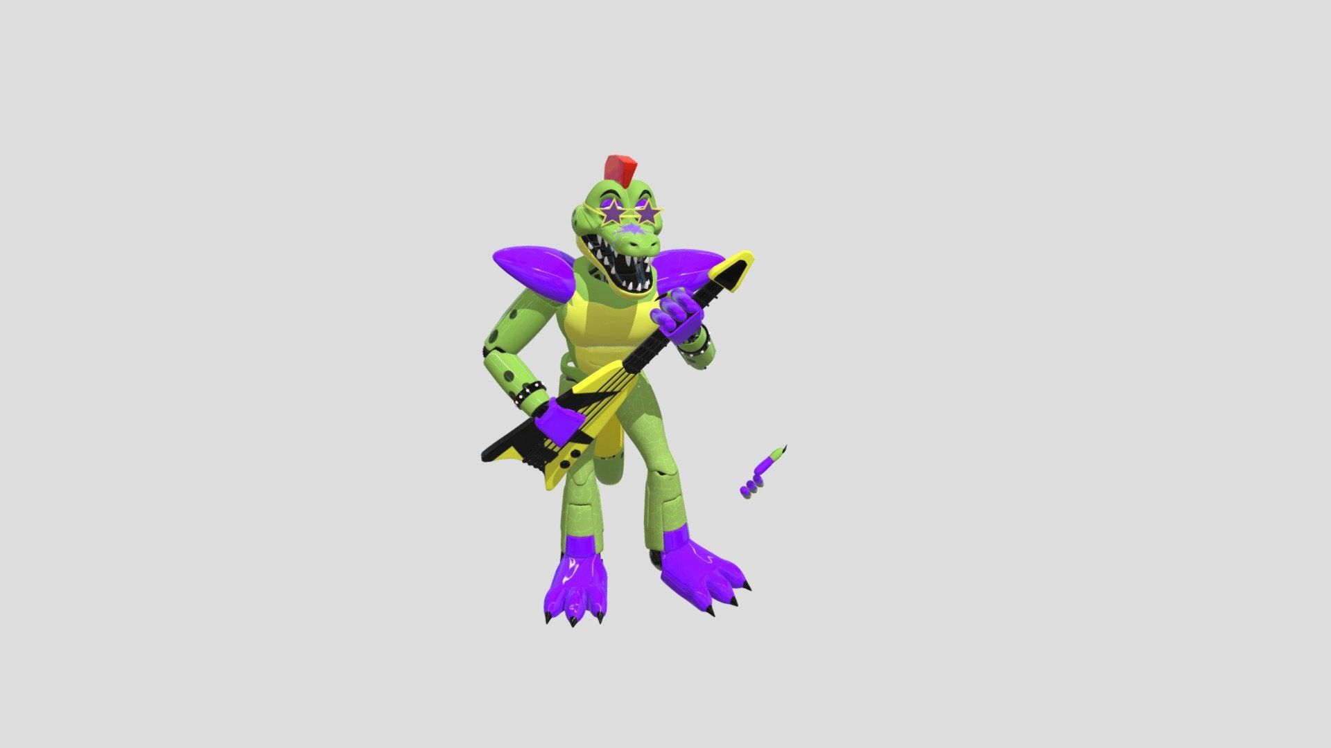 montgomery gator Free 3D model by glitchtrap [0c2a4af]