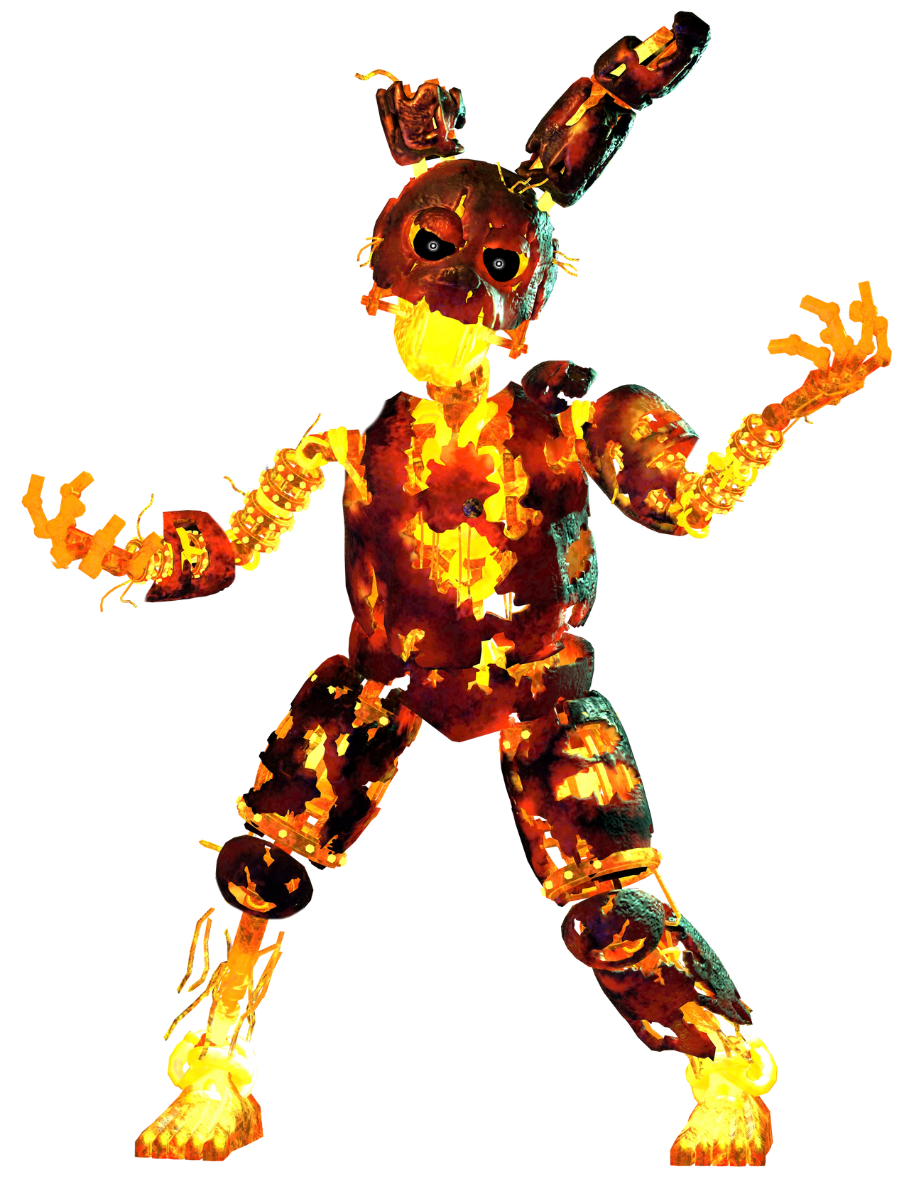 flaming, springtrap, wallpapers full hd quality version on flaming springtrap wallpapers