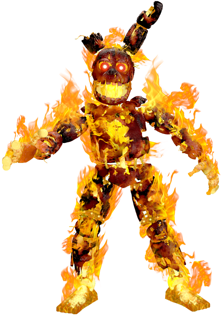 Flaming Springtrap Wallpapers - Wallpaper Cave