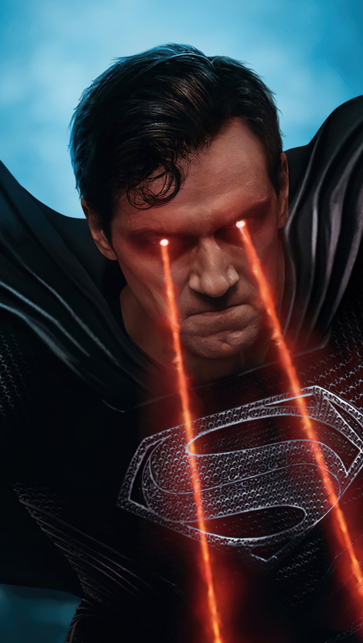 Superman black suit Justice League Snyder cut Wallpaper 4k Ultra HD