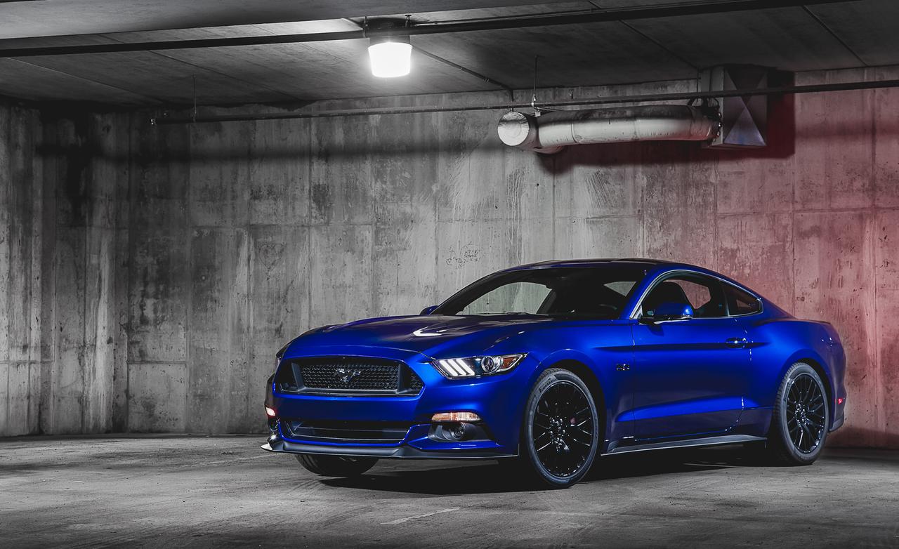 Blue Mustang Wallpaper