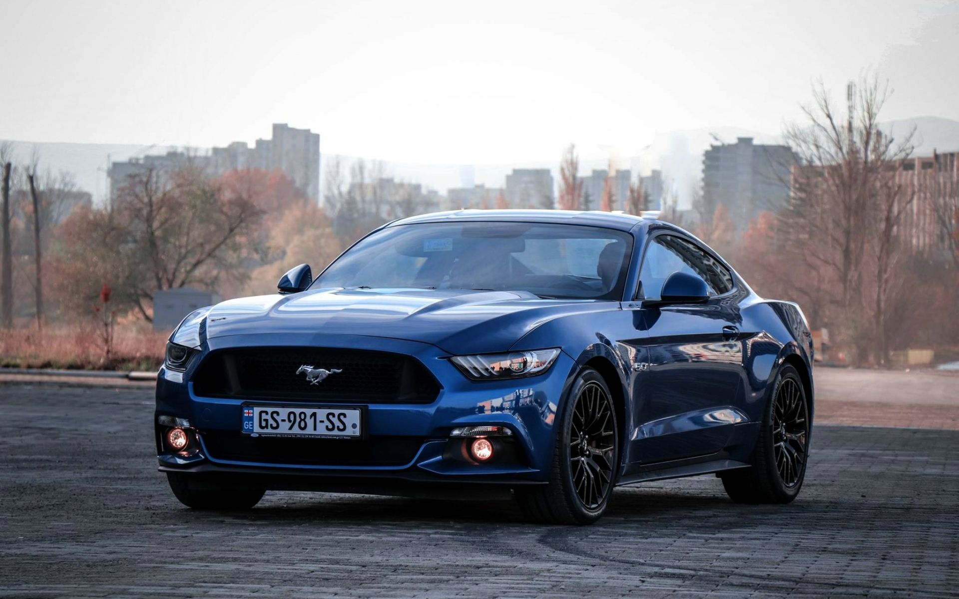 Blue Car, Car, Ford, Ford Mustang, Muscle Car wallpaper