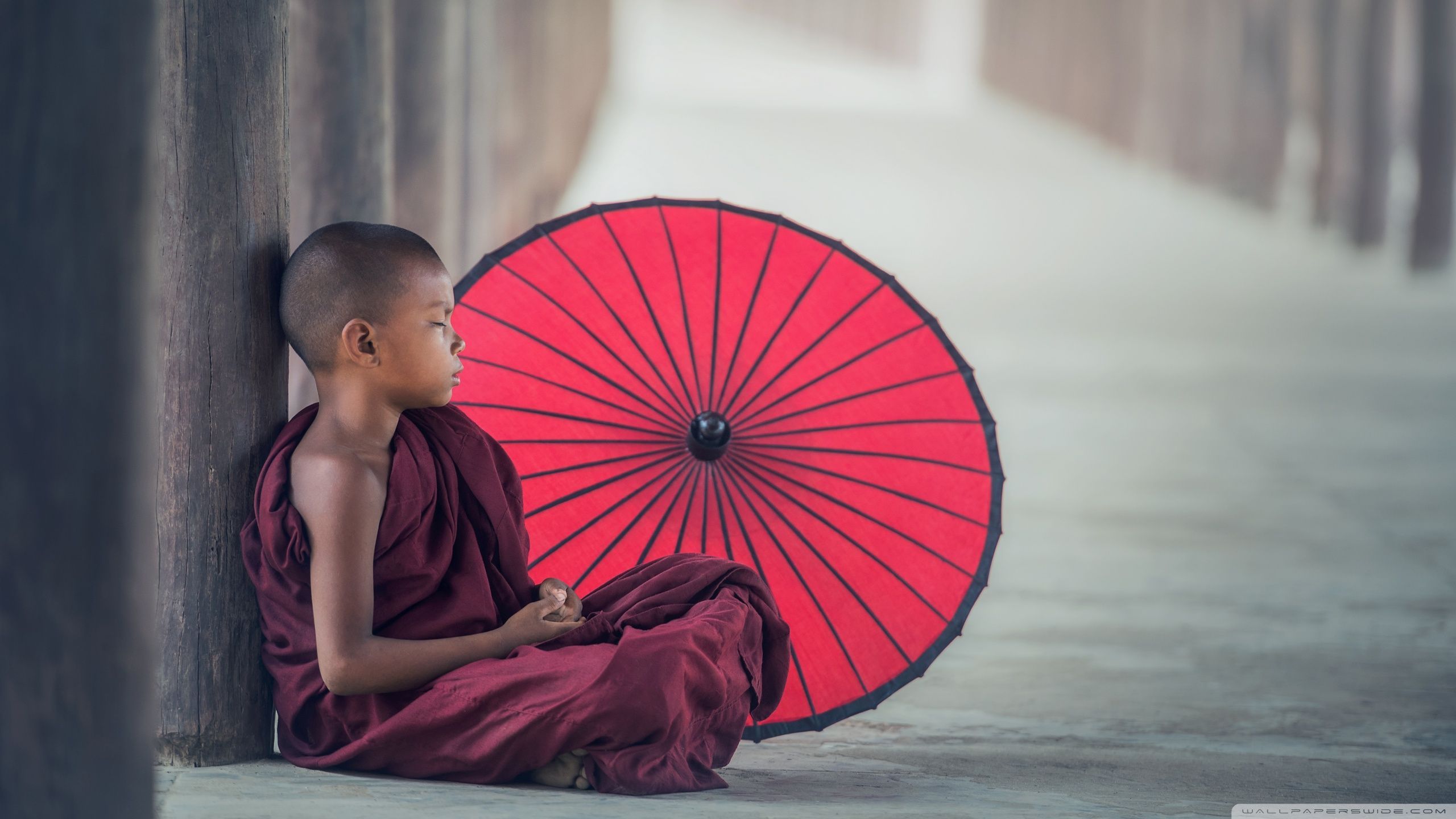 Young Buddhist Monk Meditating ❤ UHD desktop wallpaper for Ultra. Gratitude meditation, Meditation, Buddhism