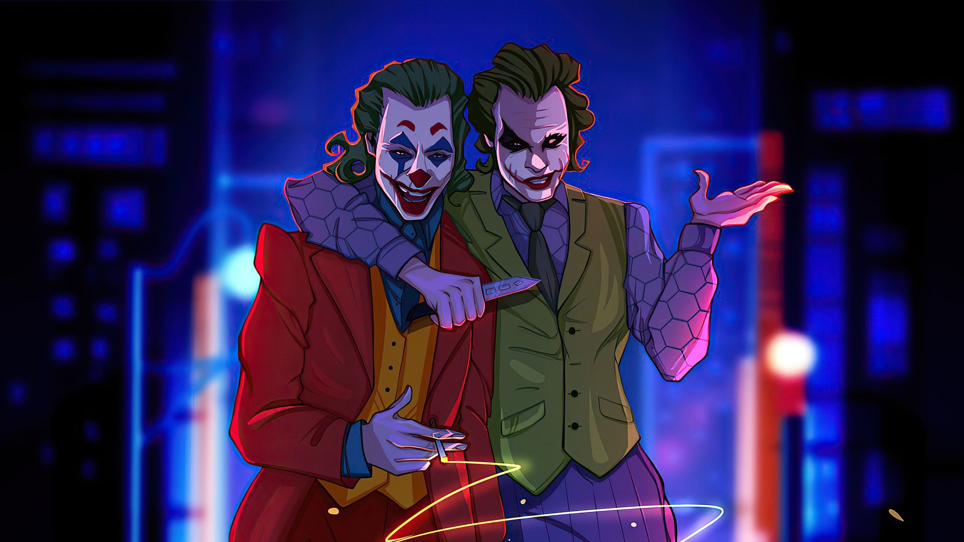Joker Best Friends 4k Laptop Full HD 1080P HD 4k Wallpaper, Image, Background, Photo and Picture