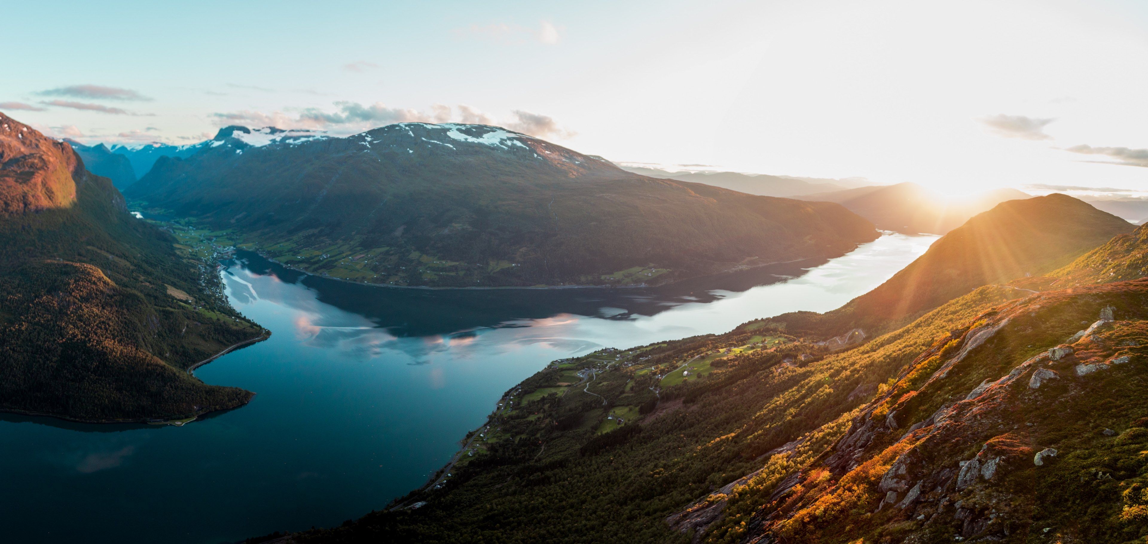 Wallpaper / nordic sunset 4k wallpaper free download