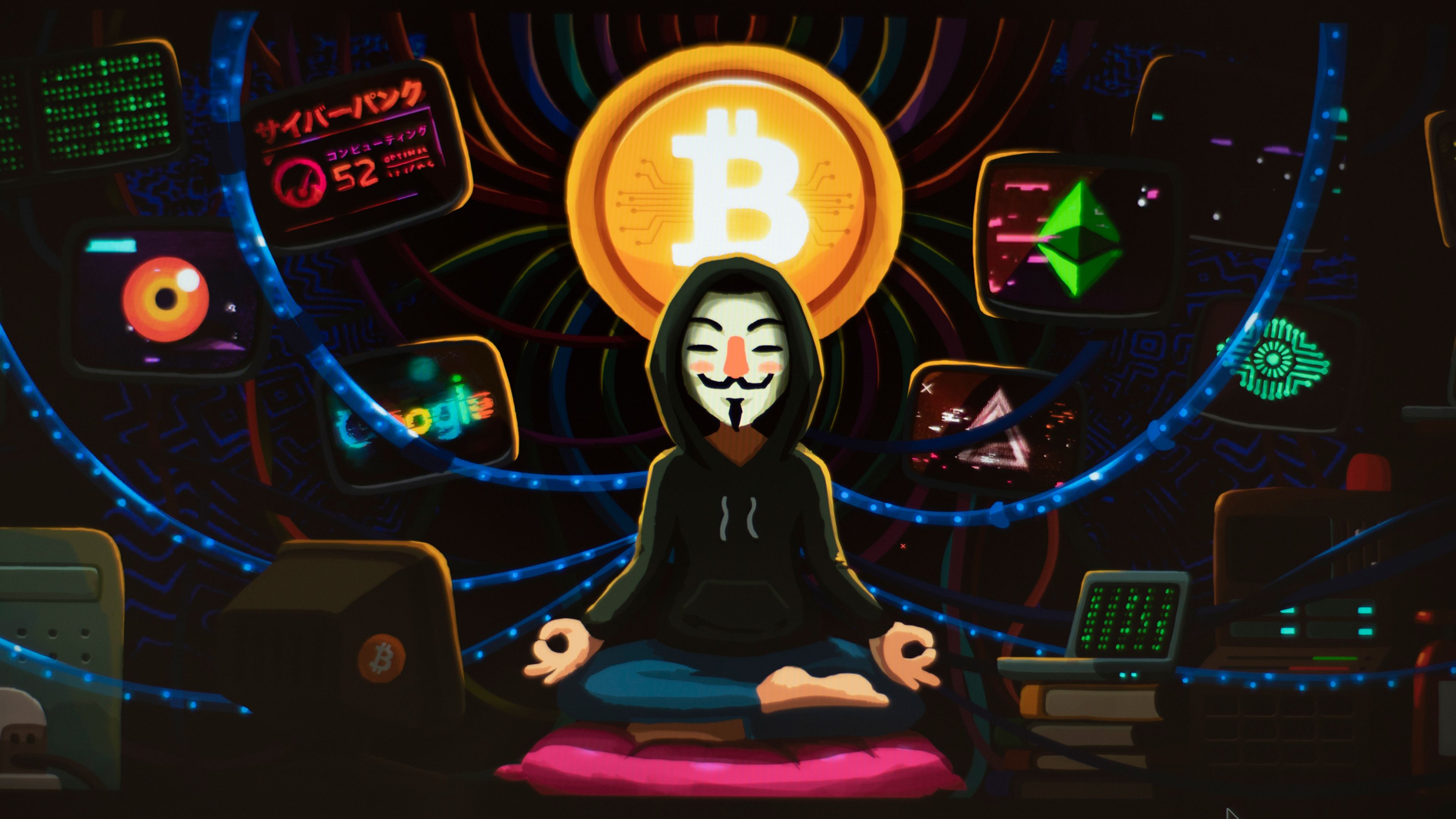 Bitcoin Monk Hd Wallpaper, Digital Art Wallpaper, Bitcoin Wallpaper, Behance Wallpaper, Arti. Best Cryptocurrency, Best Cryptocurrency Exchange, Art Wallpaper