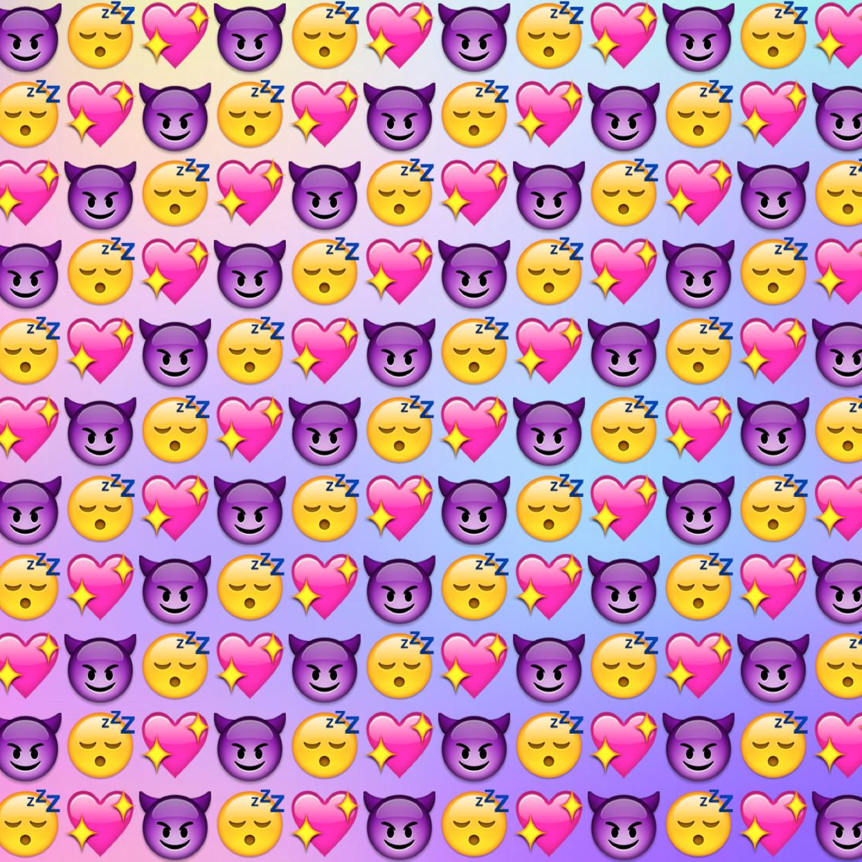 Pink Emoji Wallpaper