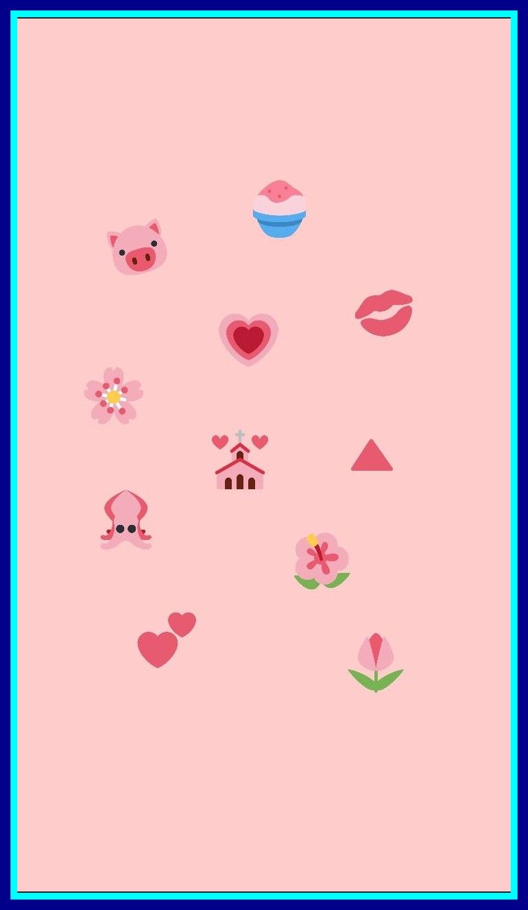 Pink Emoji Wallpaper HD