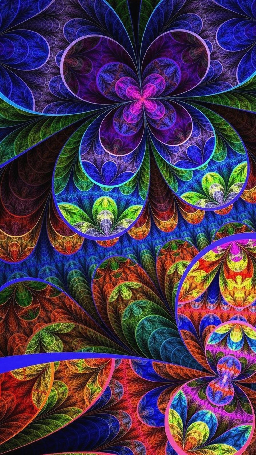 trippy wallpaper hd, psychedelic art, fractal art, pattern, art, purple, design, visual arts, plant, symmetry, graphic design
