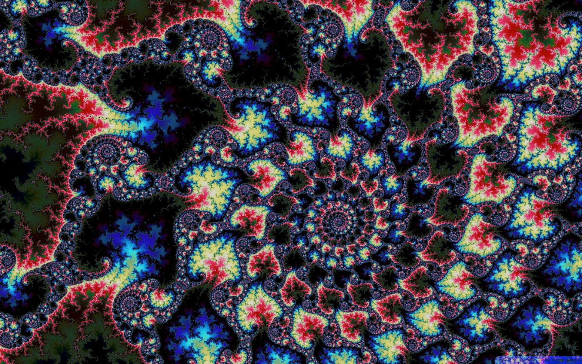 Psychedelic wallpaper, colorful, abstract, trippy, fractal, full frame • Wallpaper For You HD Wallpaper For Desktop & Mobile