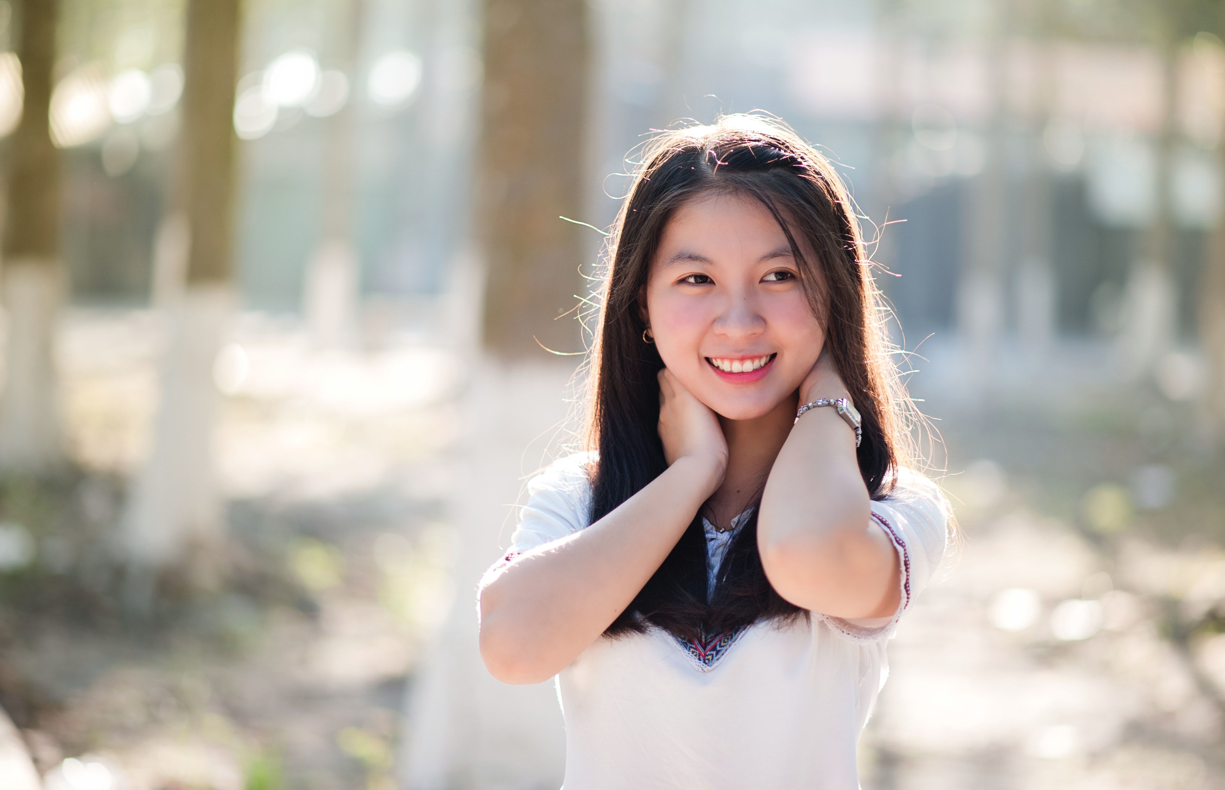 Close Up Photography Of Asian Woman Smiling · Free