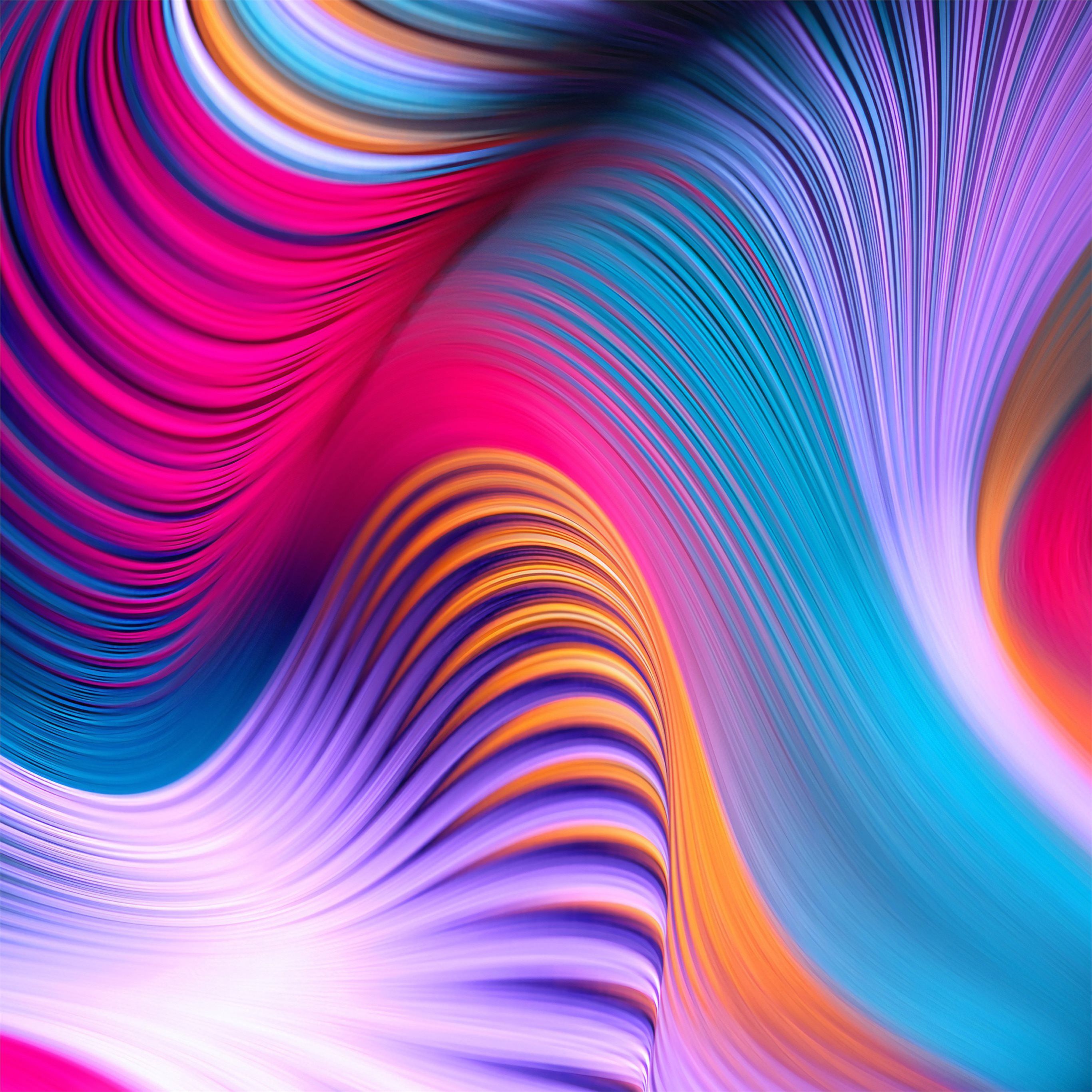 colorful movements of abstract art 4k iPad Pro Wallpaper Free Download