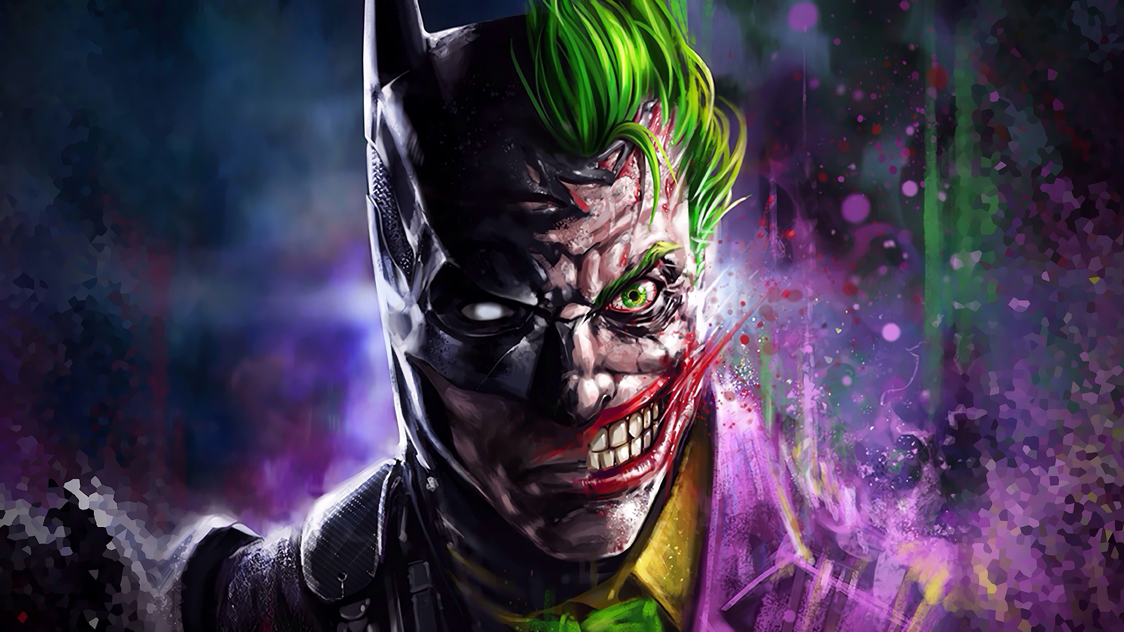 Batman Joker 4K Wallpaper Free Batman Joker 4K Background