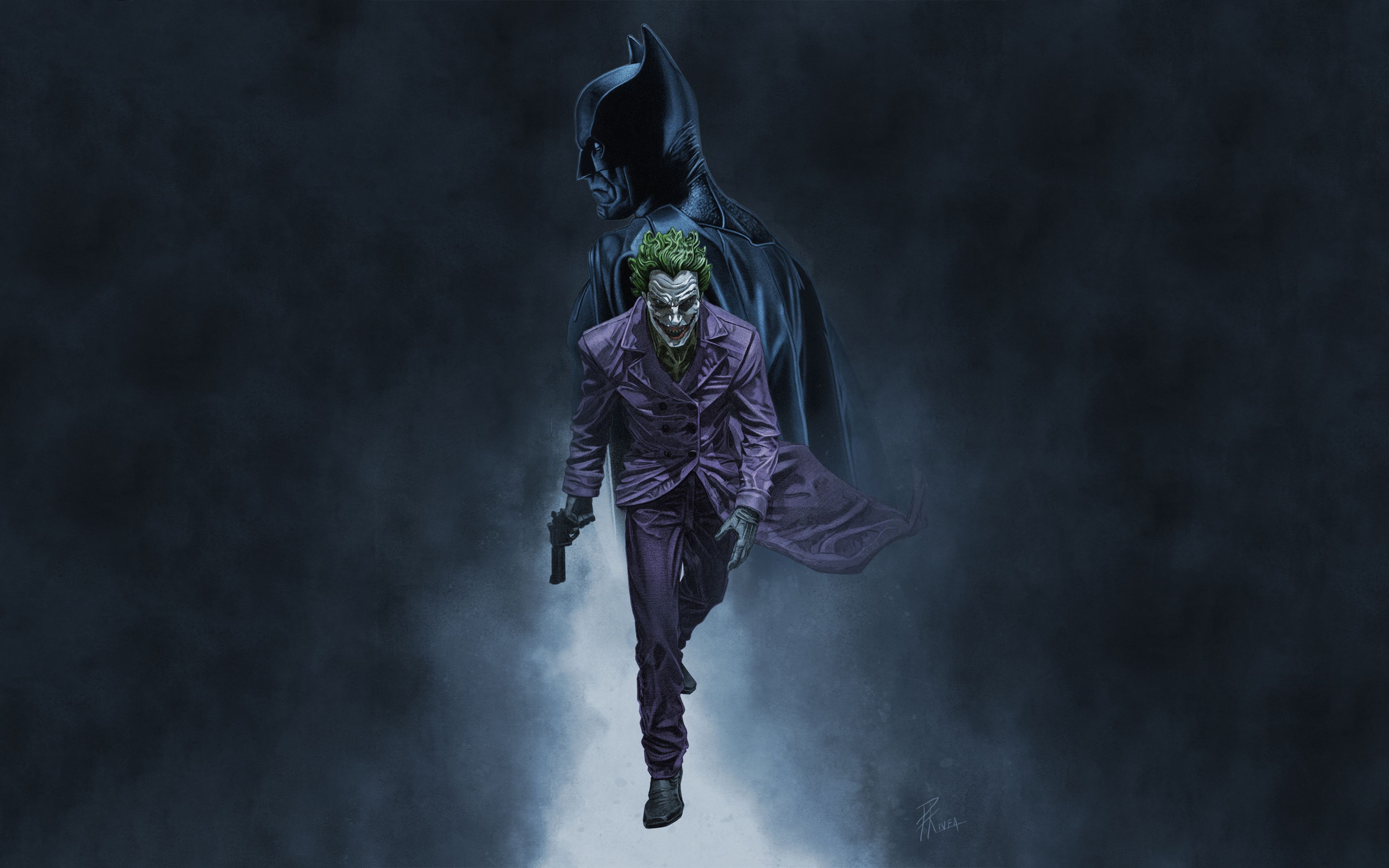 Joker Walking Batman 4k HD 4k Wallpaper, Image, Background, Photo and Picture