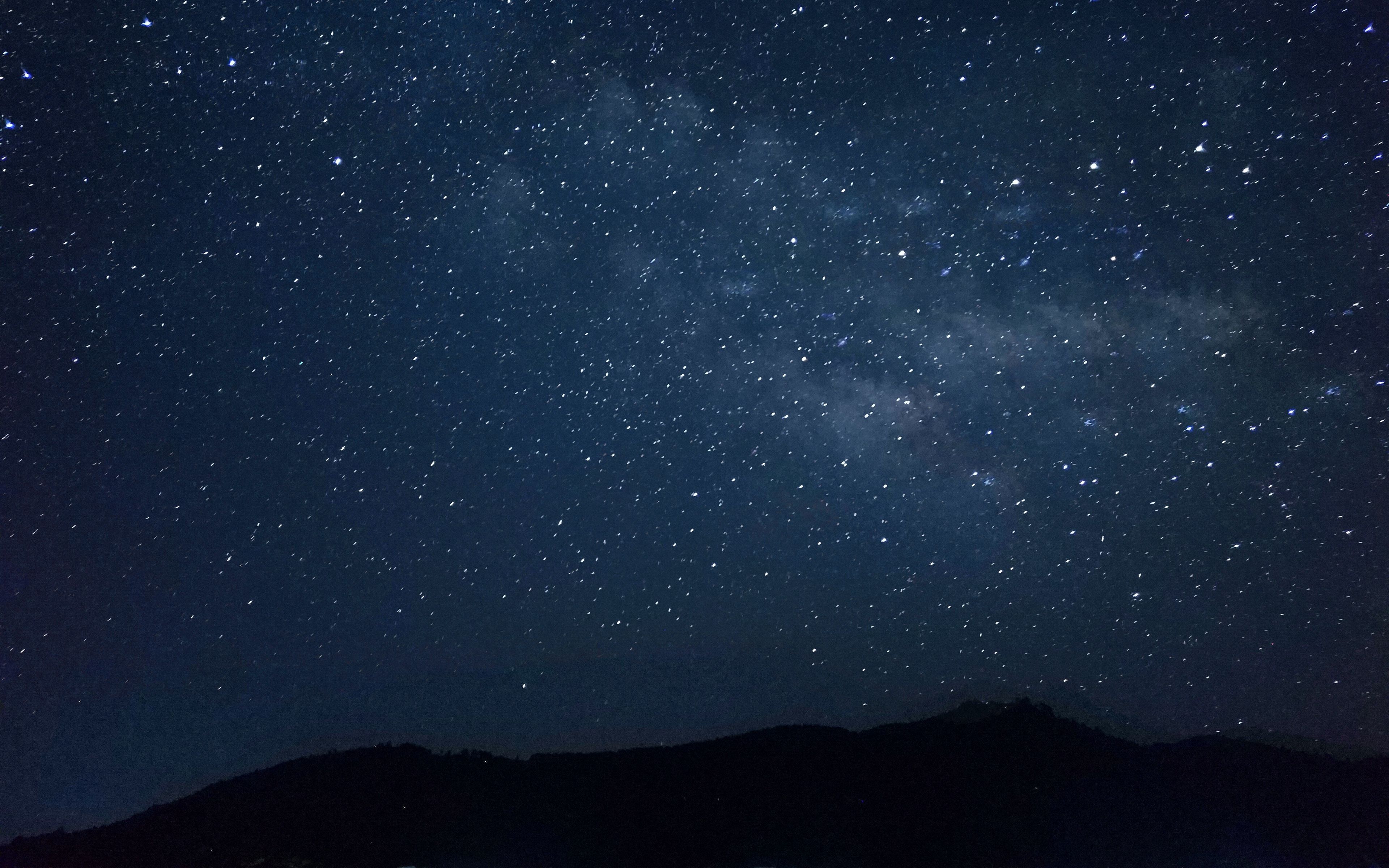 Download wallpaper 3840x2400 starry sky, night, space, stars 4k ultra HD 16:10 HD background