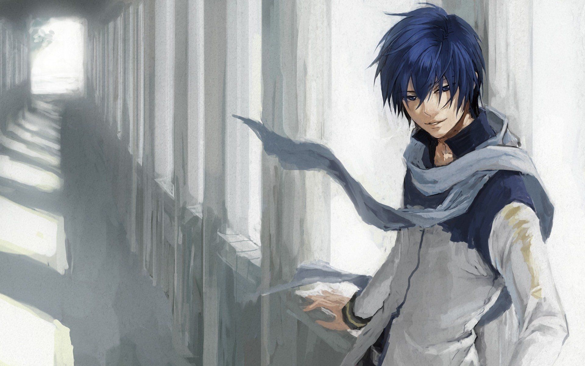 Anime Boy Blue Hair Wallpapers Wallpaper Cave