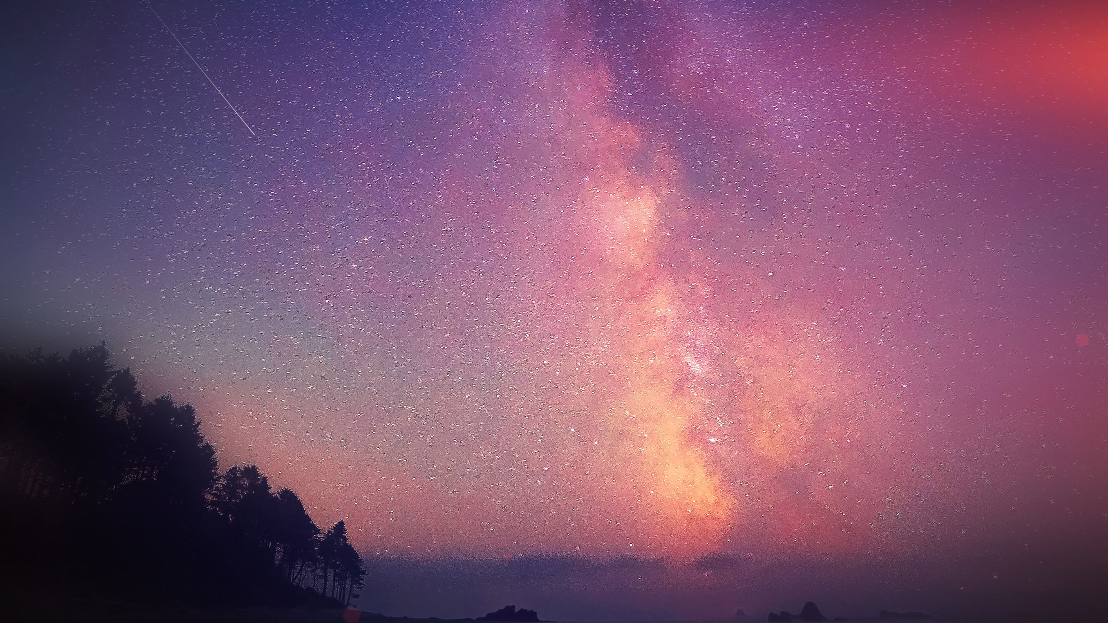 Pink Night Sky Wallpapers - Wallpaper Cave