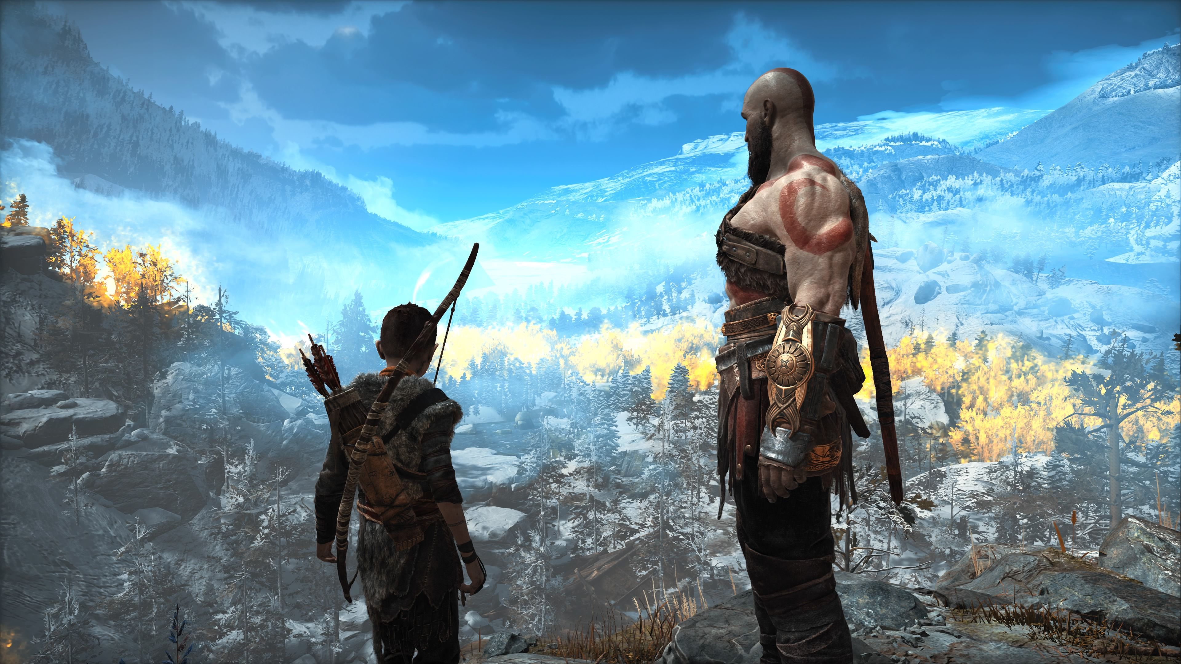 Kratos God of War pc games HD wallpaper