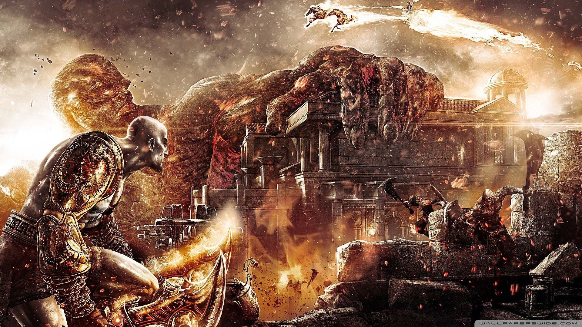 God Of War 3 HD Wallpaper 1080p Image Two