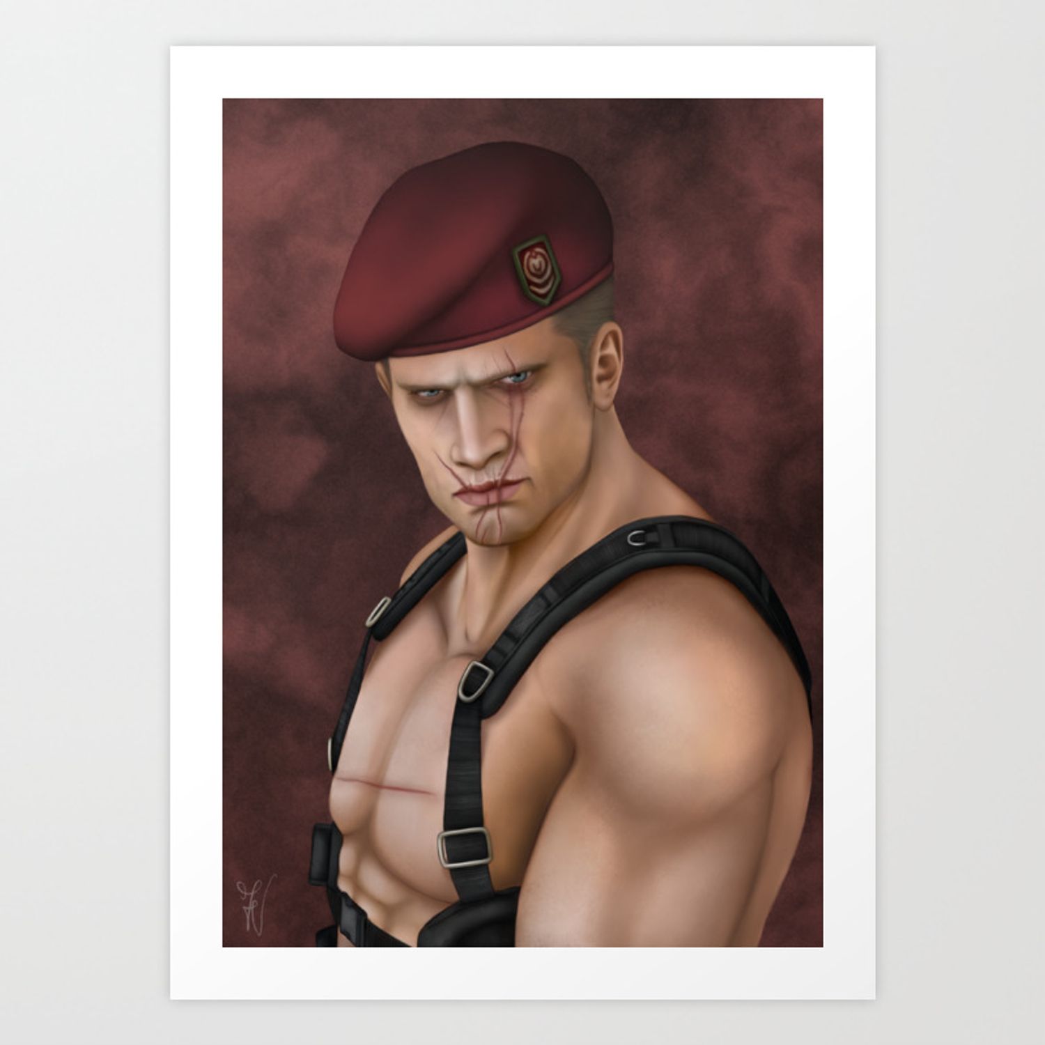 Jack Krauser Art Print