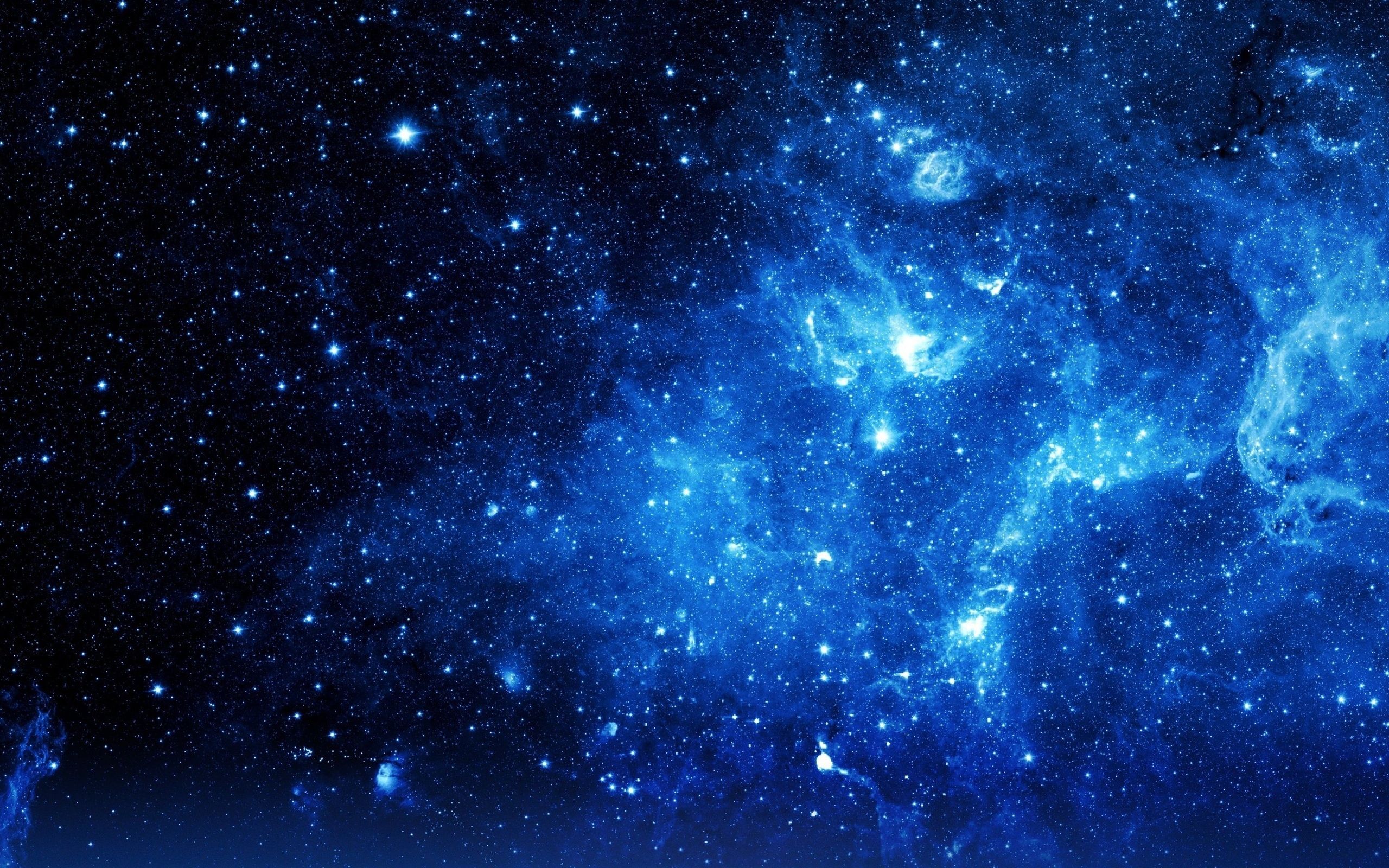 Blue Galaxy Wallpaper 4K