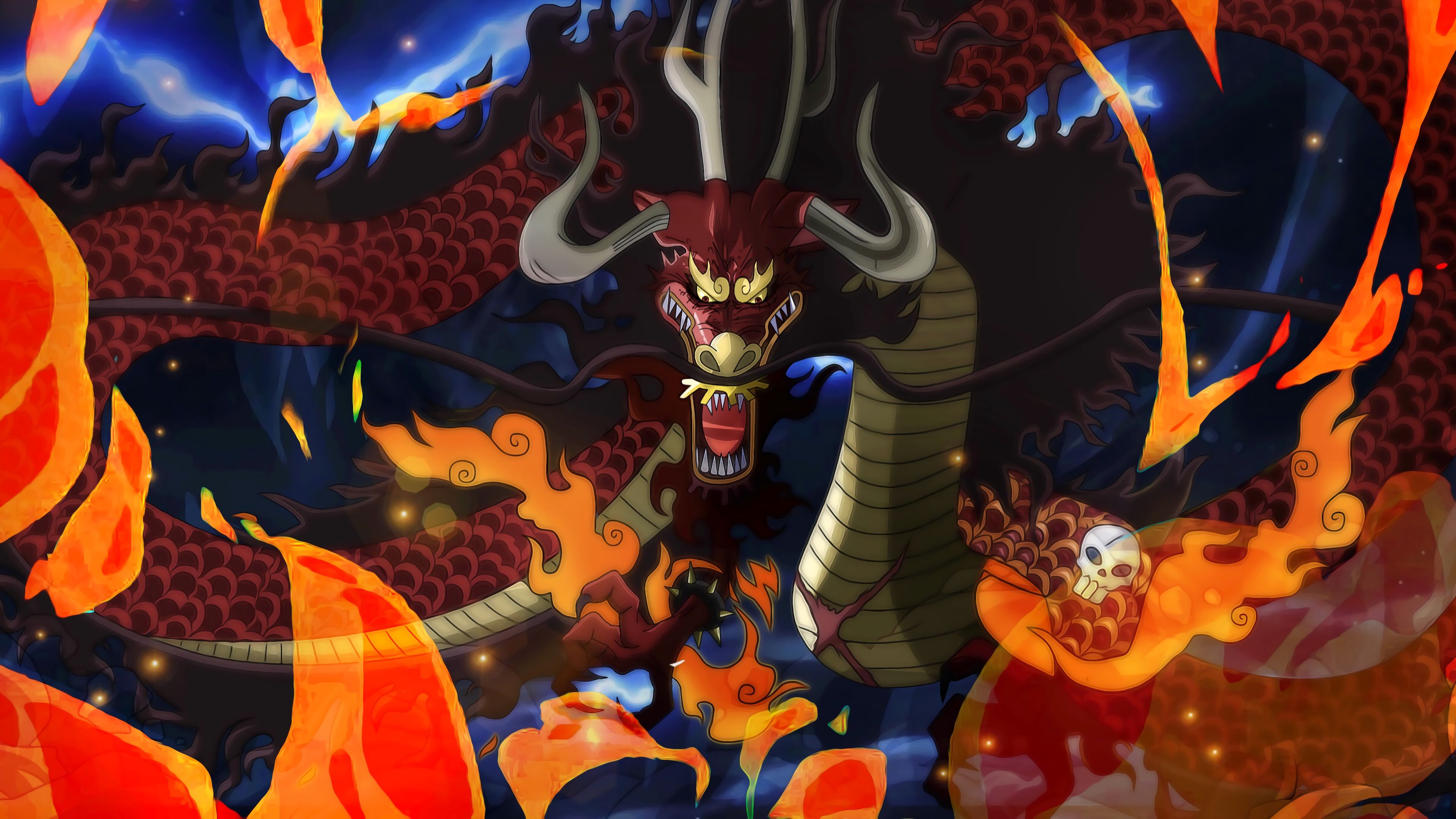 Kaido Dragon Wallpaper 4k
