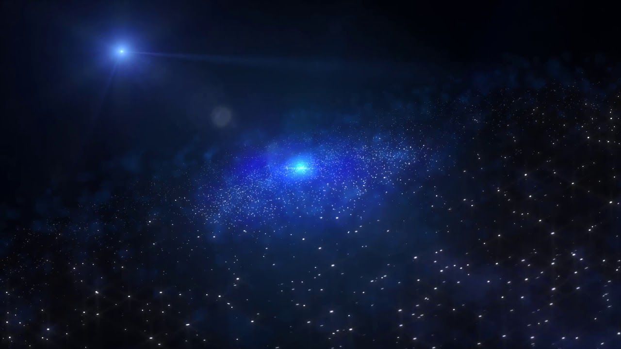 4K Blue Galaxy Motion Background #AAvfx Live Wallpaper