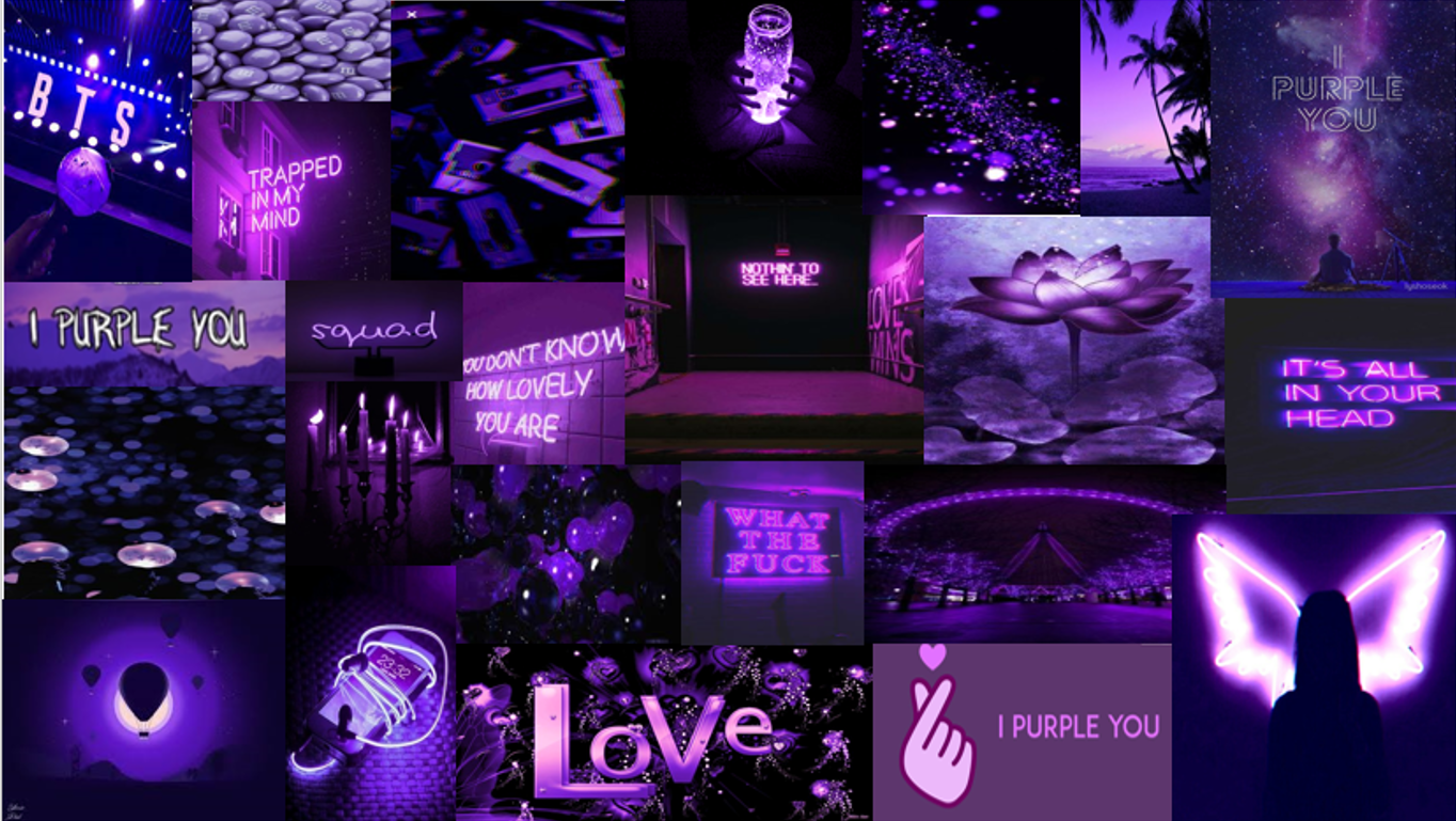 I purple you wallpaper. Wallpaper, Purple, Television