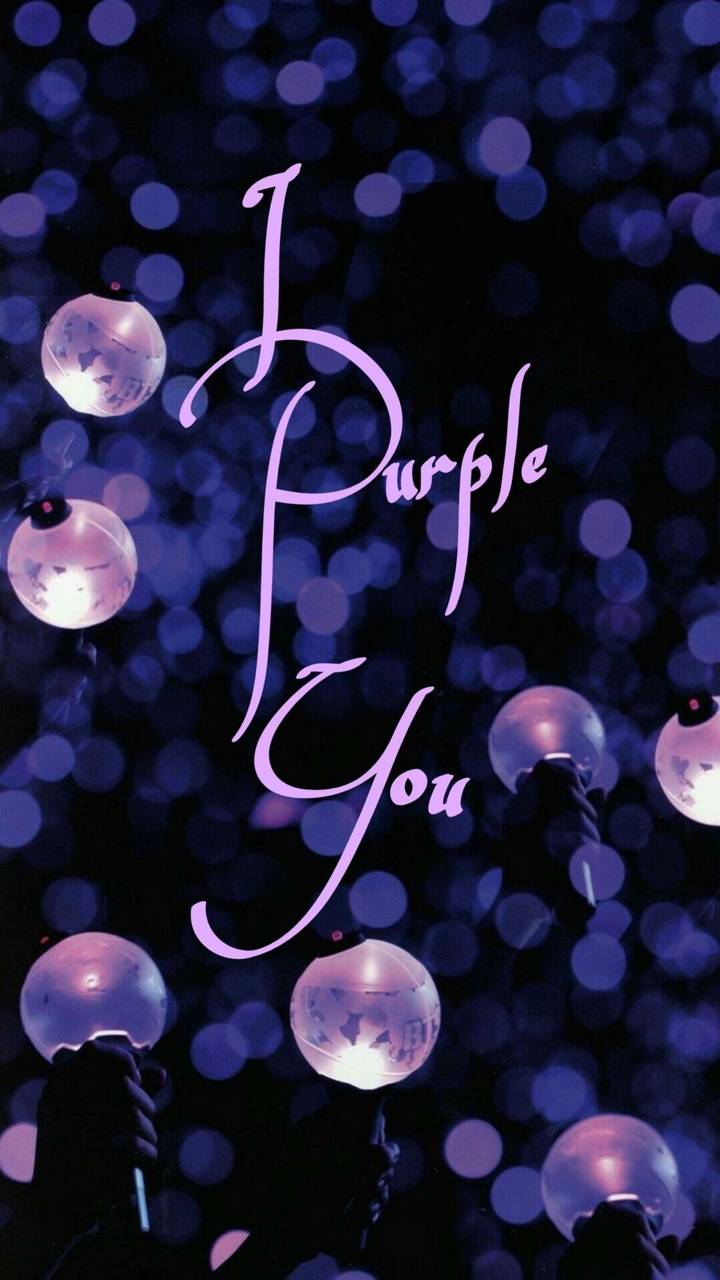 Purple You wallpaper